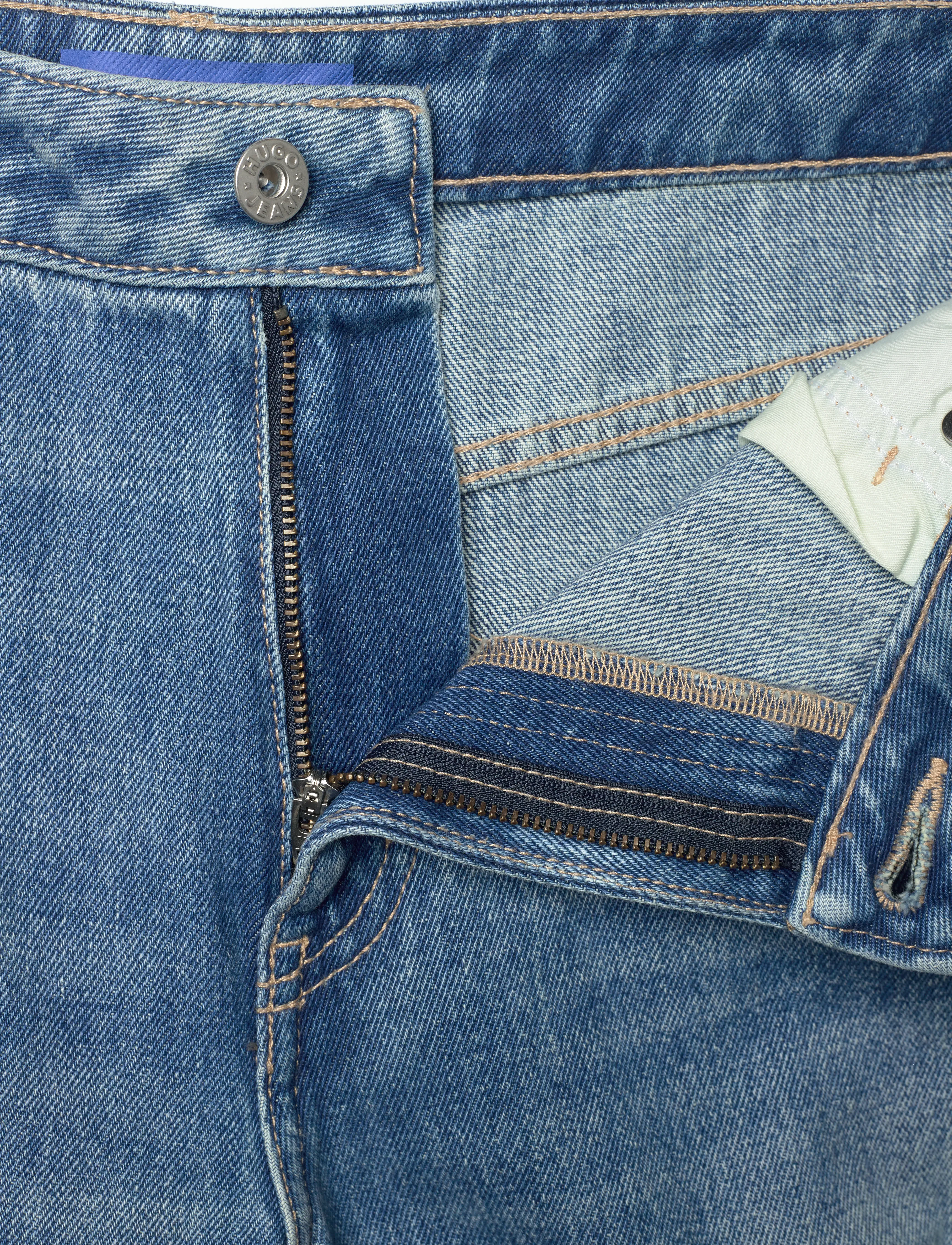 HUGO BLUE - Gamala_B - hosen mit weitem bein - medium blue - 3