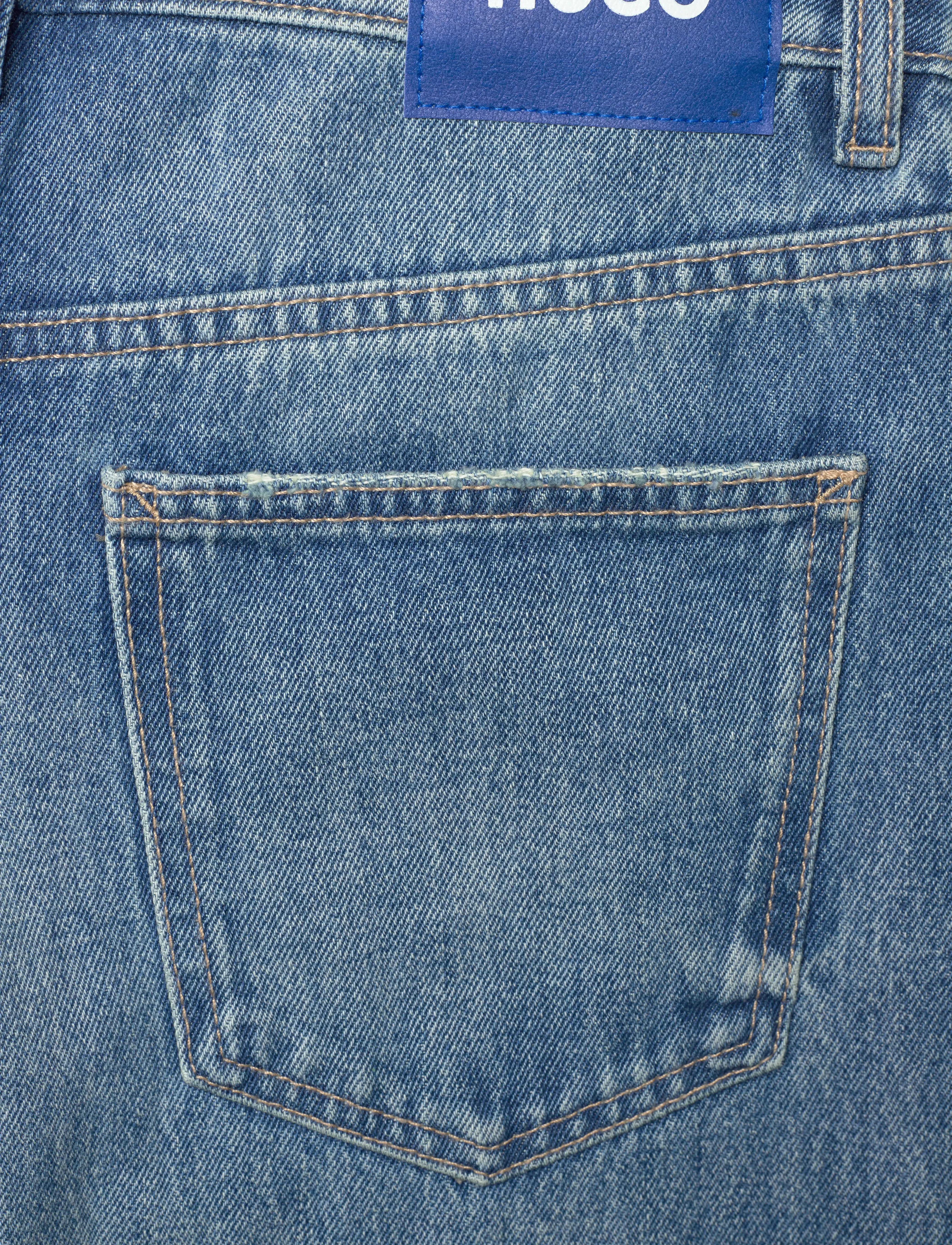 HUGO BLUE - Gamala_B - hosen mit weitem bein - medium blue - 4