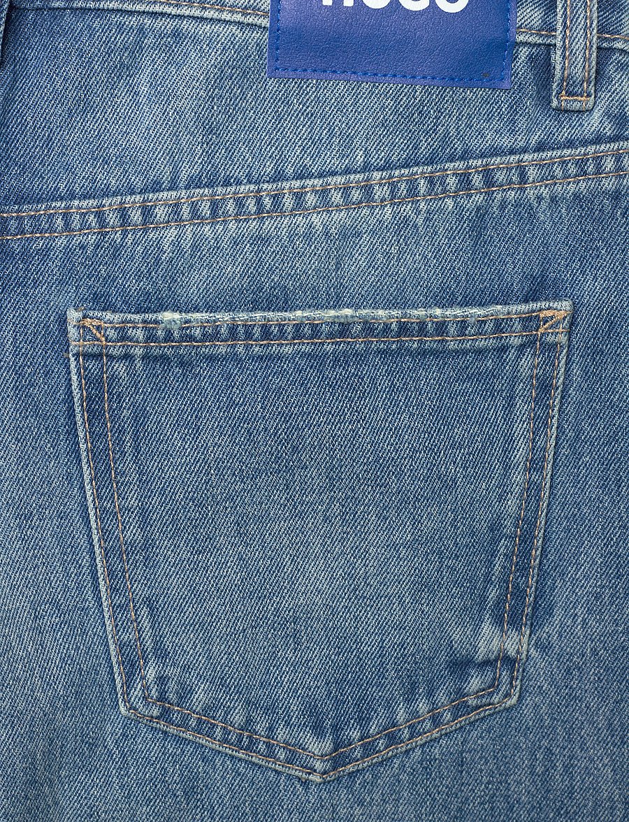 HUGO BLUE - Gamala_B - hosen mit weitem bein - medium blue - 4