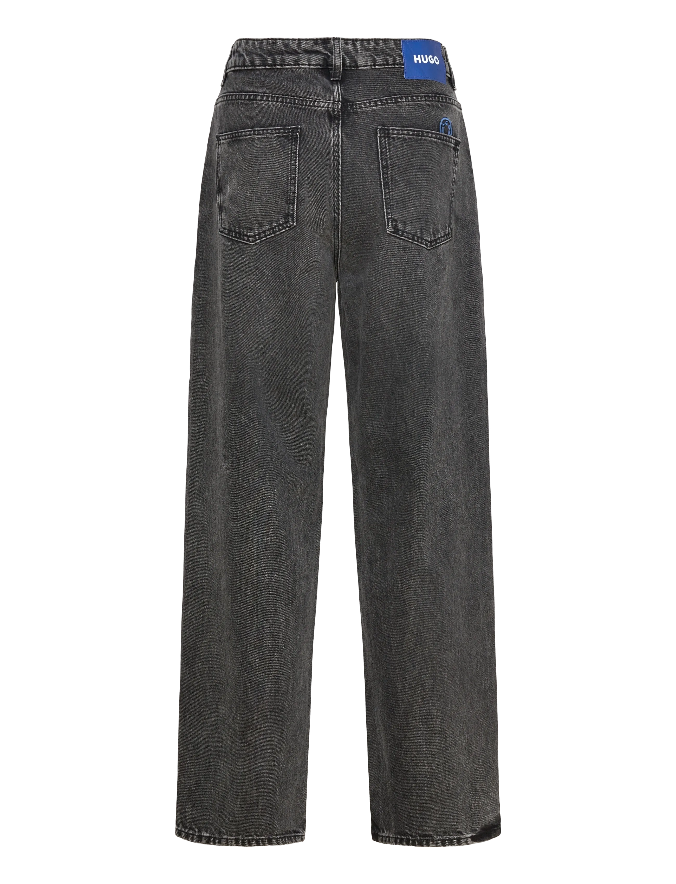 HUGO BLUE - Leni_B - hosen mit weitem bein - black - 1