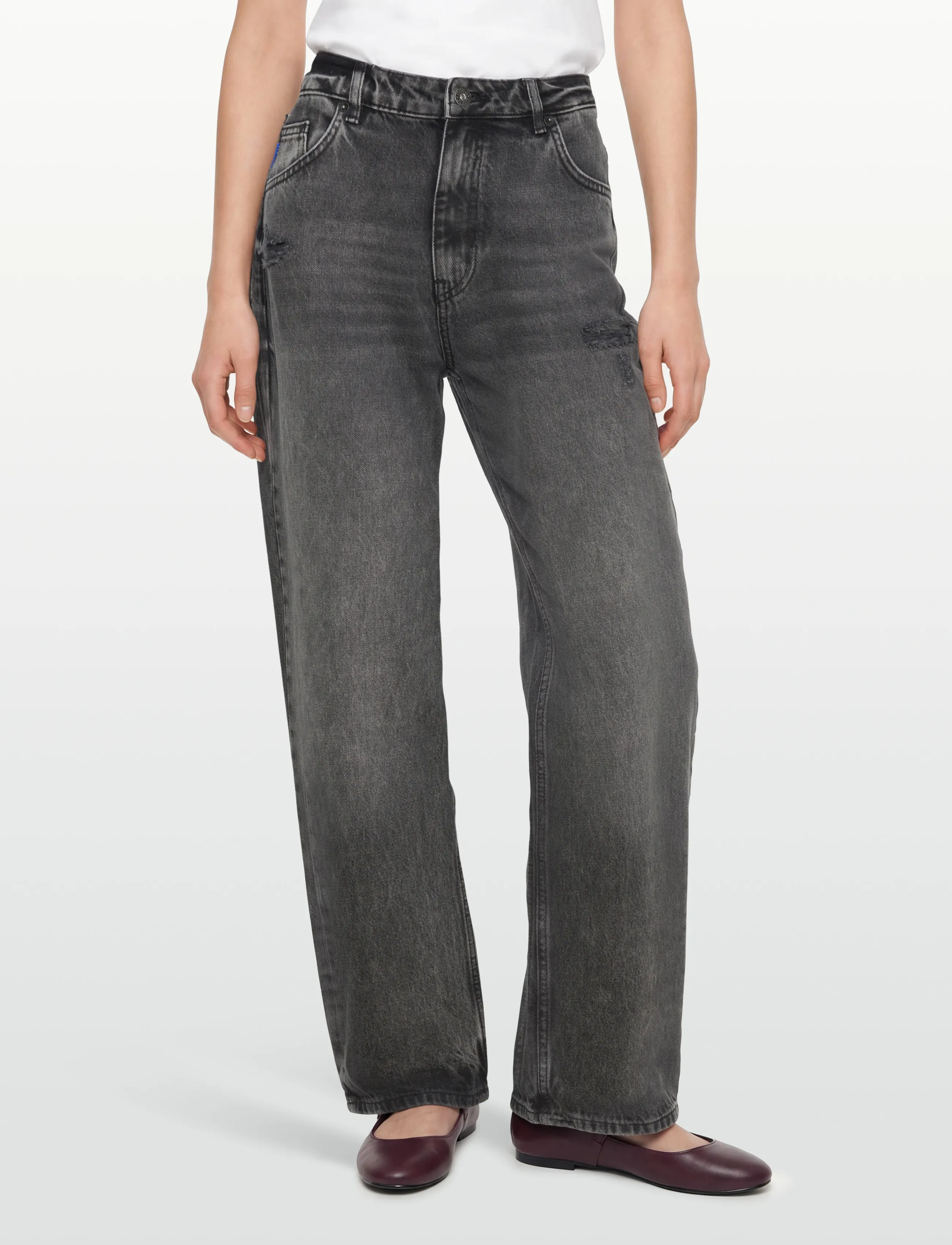 HUGO BLUE - Leni_B - vida jeans - black - 3