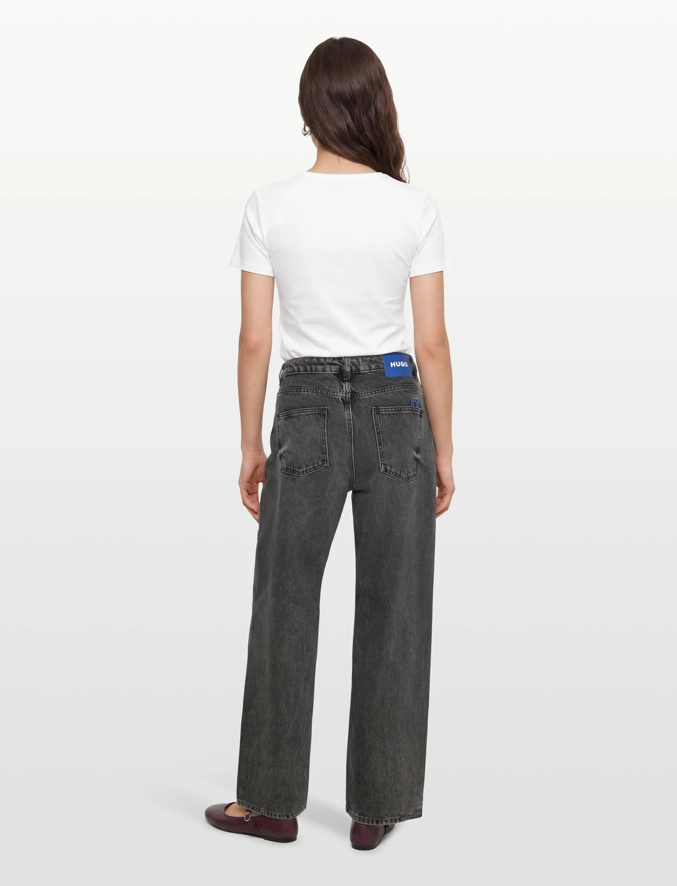 HUGO BLUE - Leni_B - vida jeans - black - 4