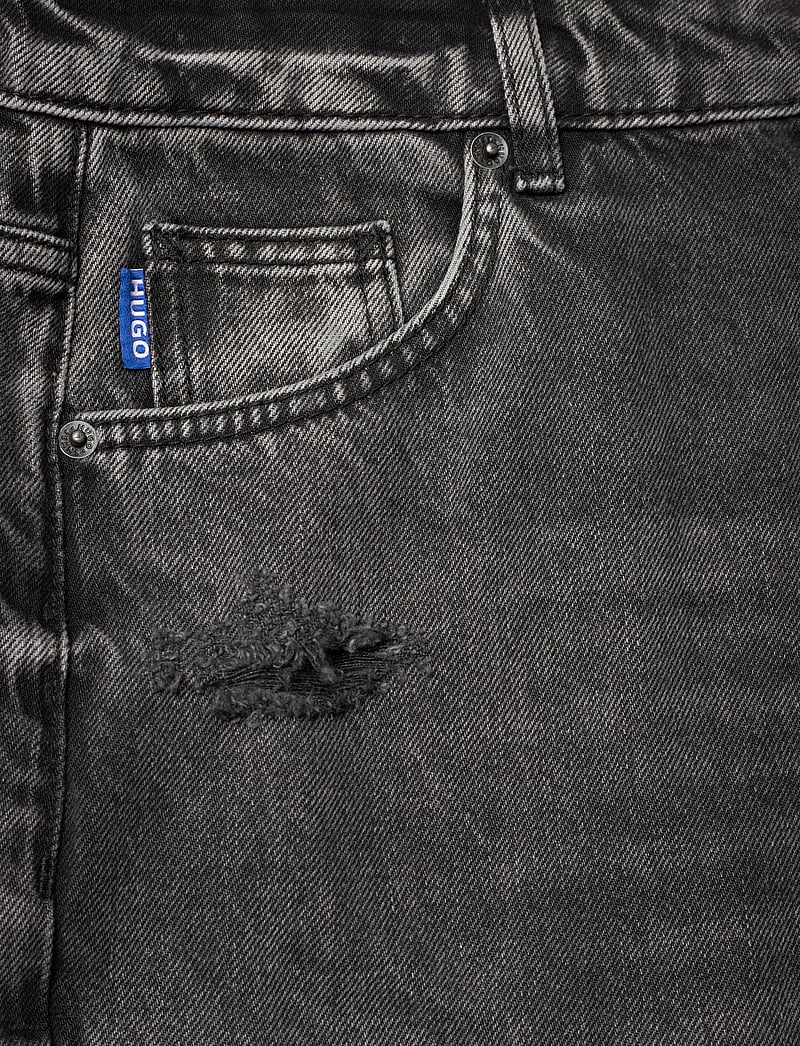 HUGO BLUE - Leni_B - hosen mit weitem bein - black - 2