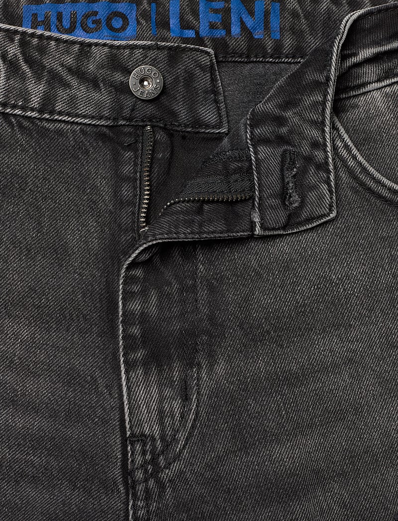 HUGO BLUE - Leni_B - hosen mit weitem bein - black - 3