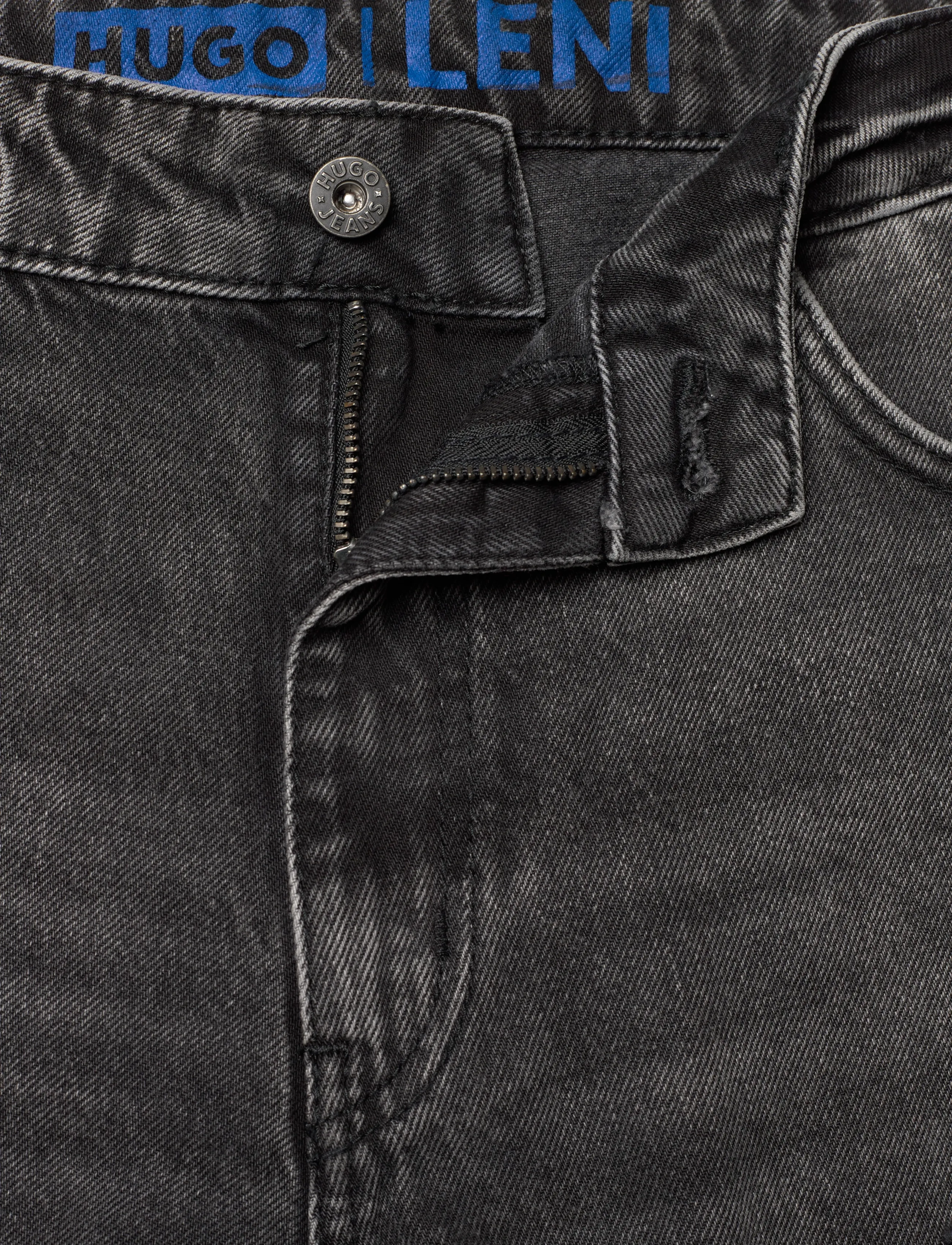 HUGO BLUE - Leni_B - hosen mit weitem bein - black - 3