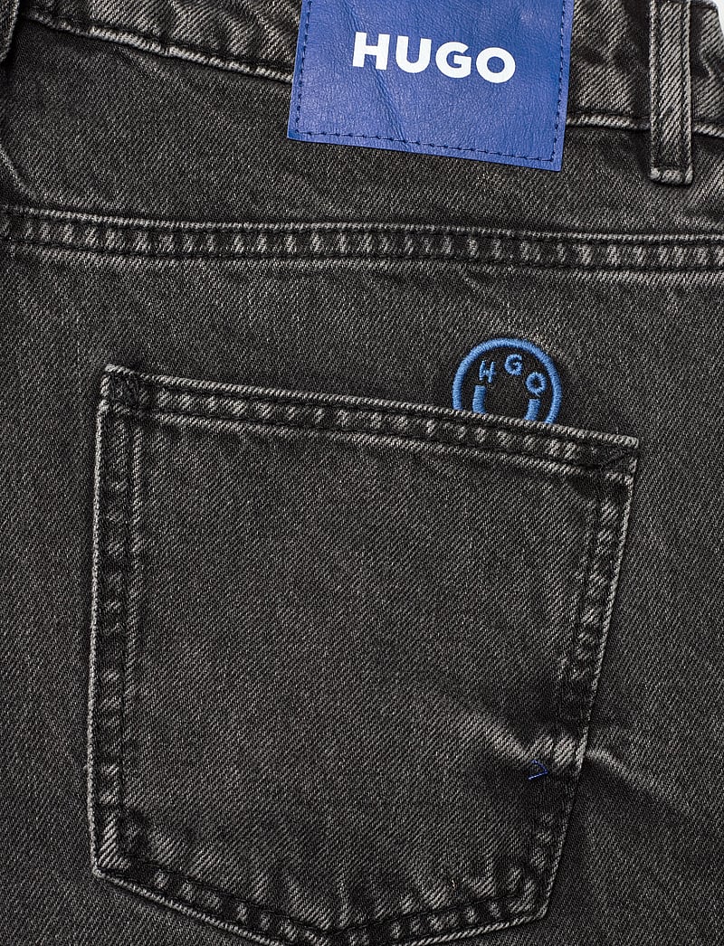 HUGO BLUE - Leni_B - hosen mit weitem bein - black - 4