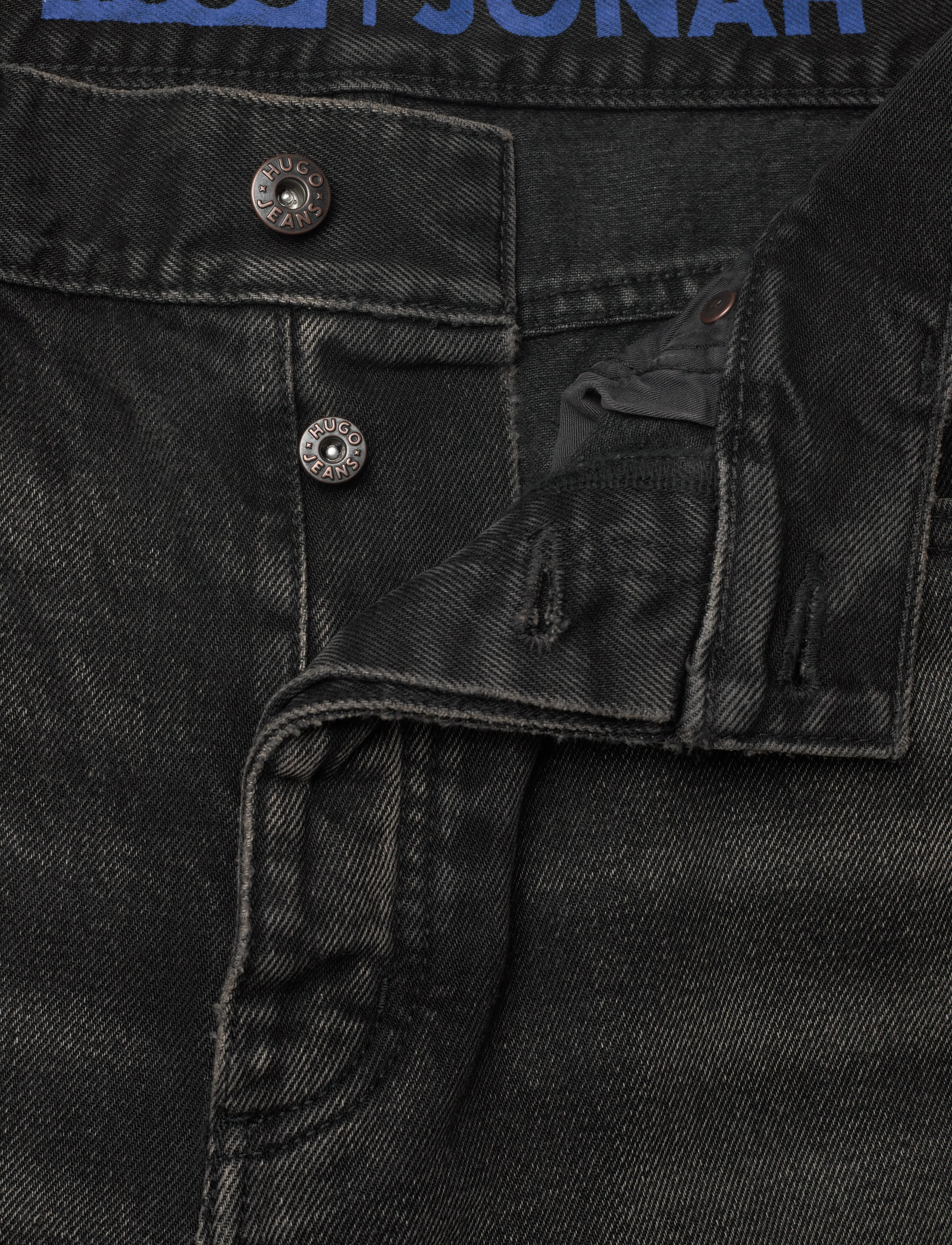 HUGO BLUE - Jonah - tavalised teksad - dark grey - 3