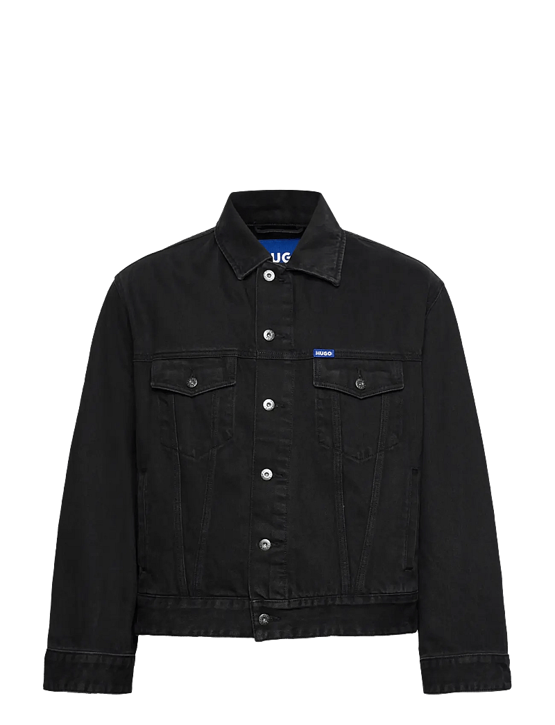 HUGO BLUE - Kirkby - ungefütterte denimjacken - black - 0