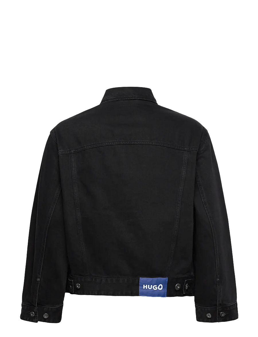 HUGO BLUE - Kirkby - ofodrade jeansjackor - black - 1
