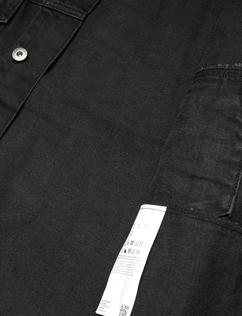 HUGO BLUE - Kirkby - ungefütterte denimjacken - black - 4