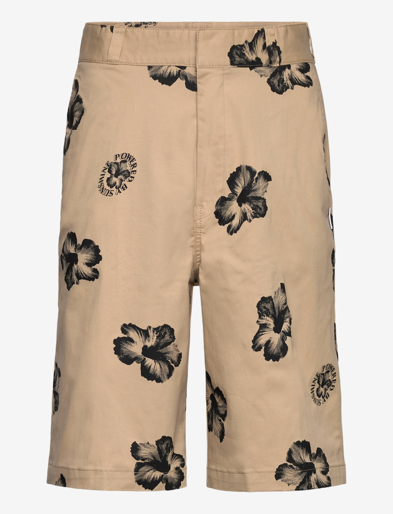 HUGO BLUE - Damo242 - lühikesed vabaajapüksid - light beige - 0