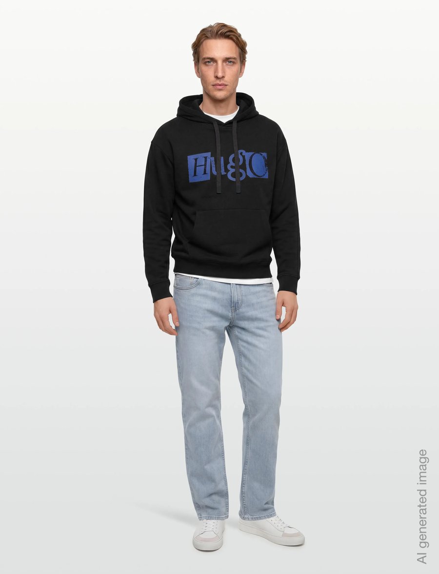 HUGO BLUE - Nildi - hoodies - black - 0