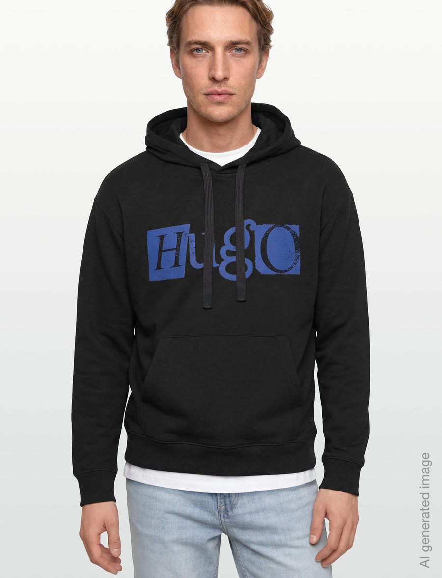 HUGO BLUE - Nildi - hoodies - black - 3