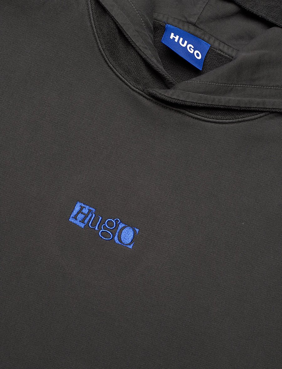 HUGO BLUE - Nasdi - kapuzenpullover - black - 5