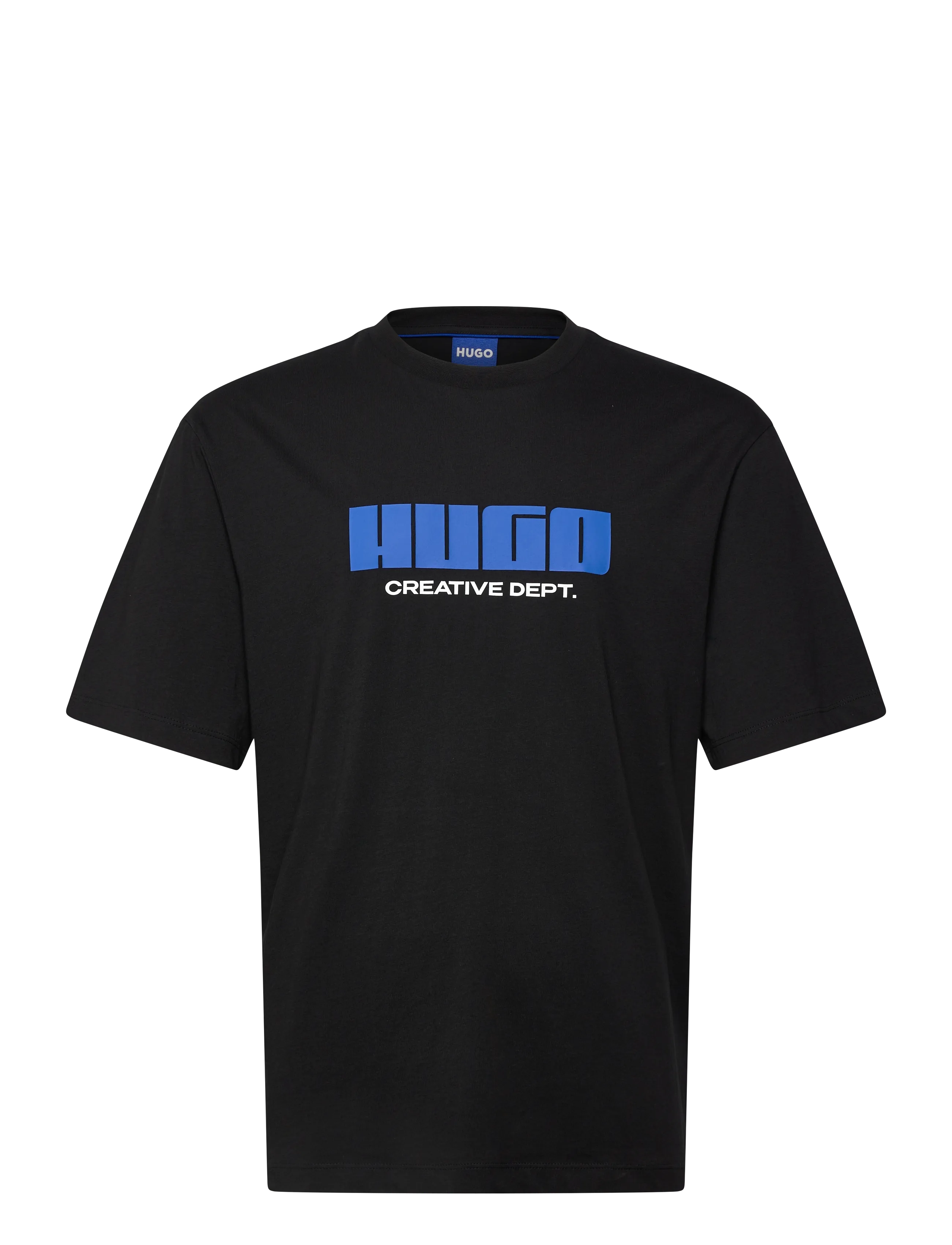 HUGO BLUE Newromi - T-shirts - BLACK / black