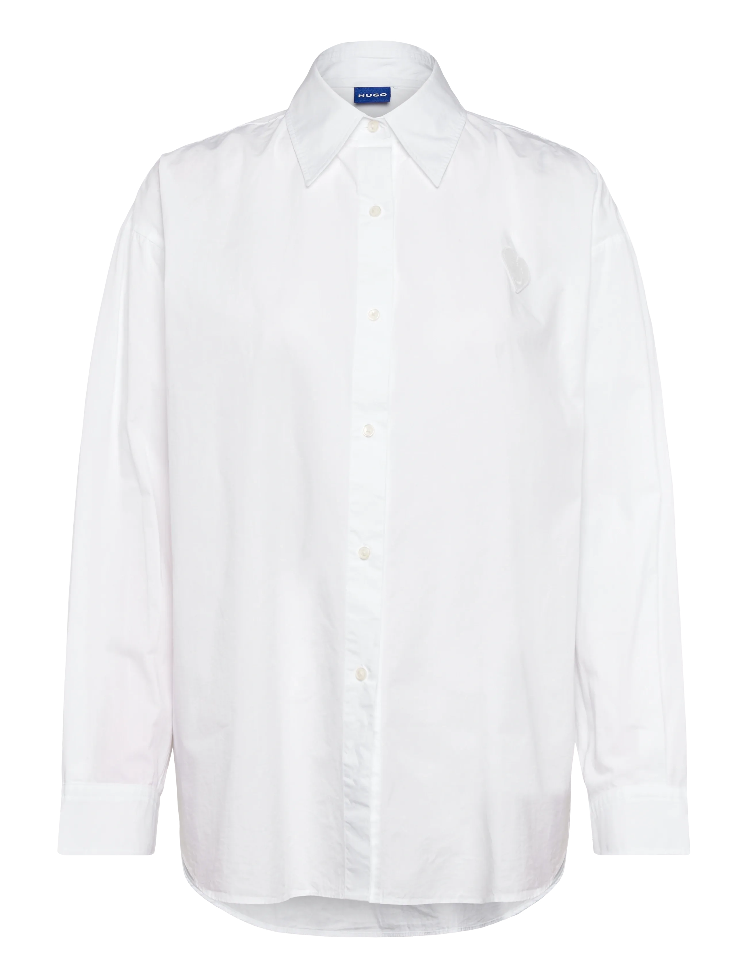 HUGO BLUE Elisana_B - Bluser & Skjorter - OPEN MISCELLANEOUS / white