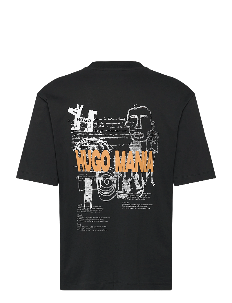 HUGO BLUE - Nedix - short-sleeved t-shirts - black - 1