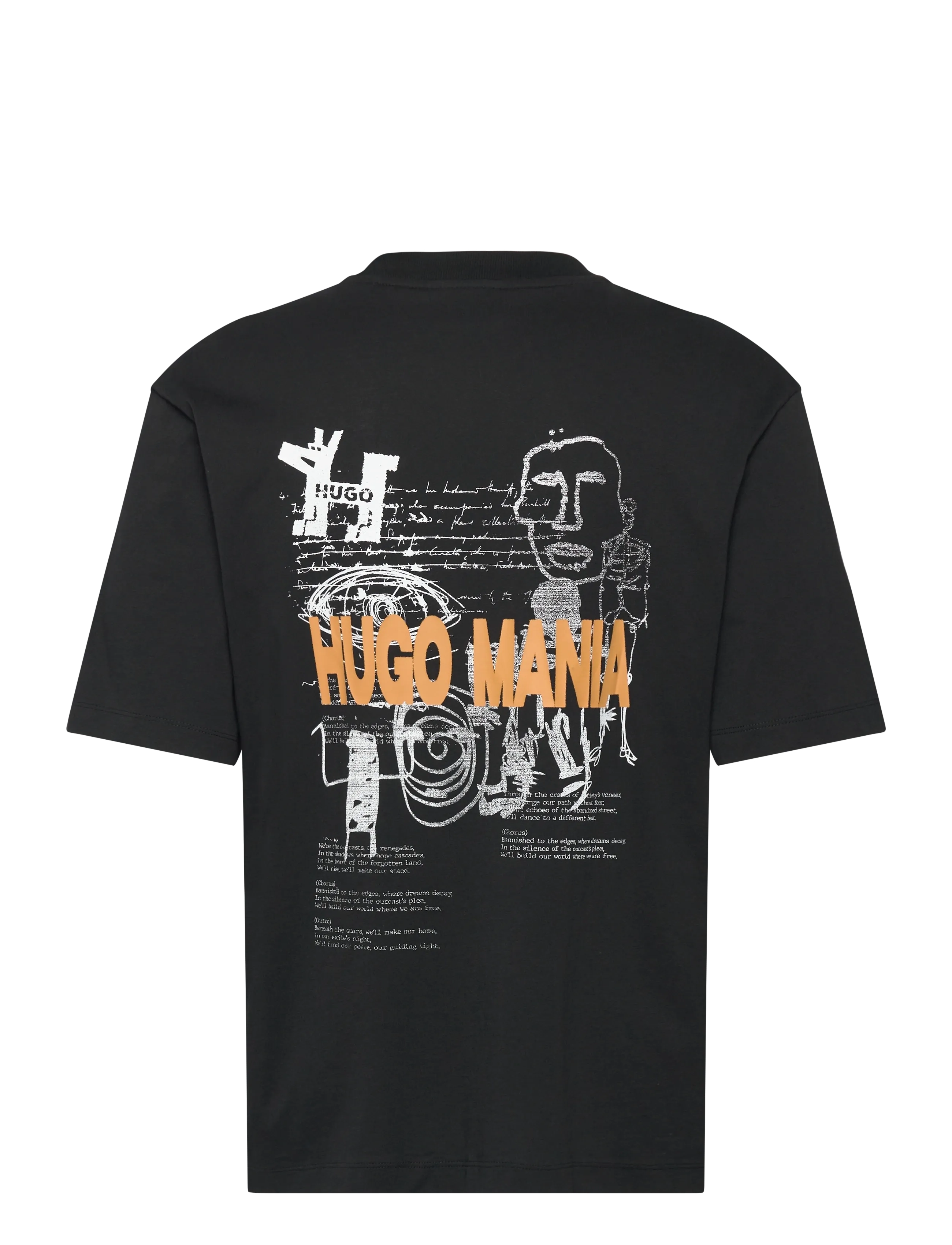 HUGO BLUE - Nedix - short-sleeved t-shirts - black - 1