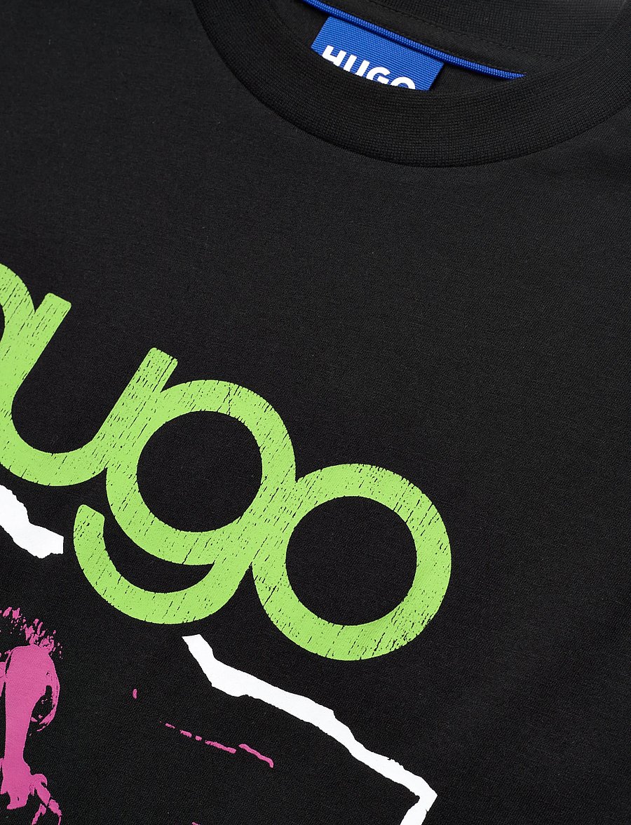 HUGO BLUE - Nopix - kurzärmelige t-shirts - black - 2