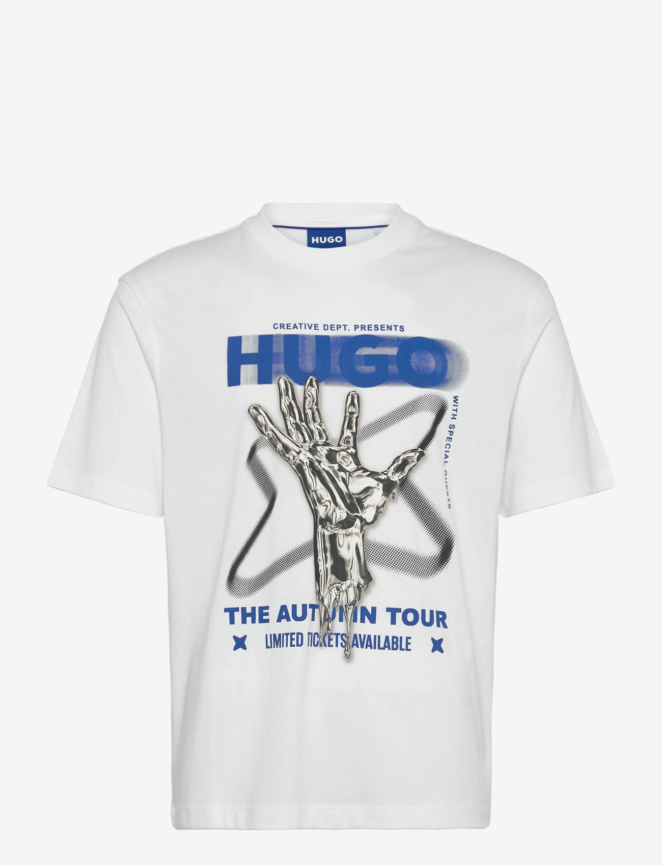 HUGO BLUE - Nopix - kortärmade t-shirts - white - 0