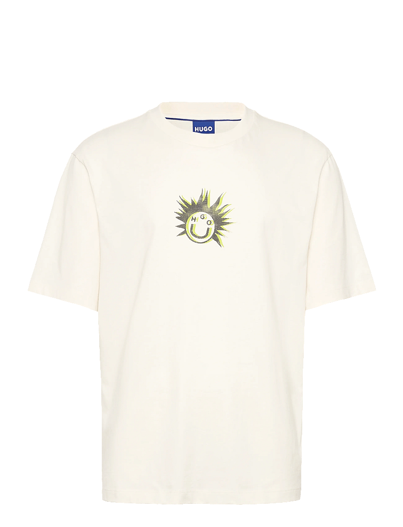 HUGO BLUE - Nylix - kortærmede t-shirts - open white - 0