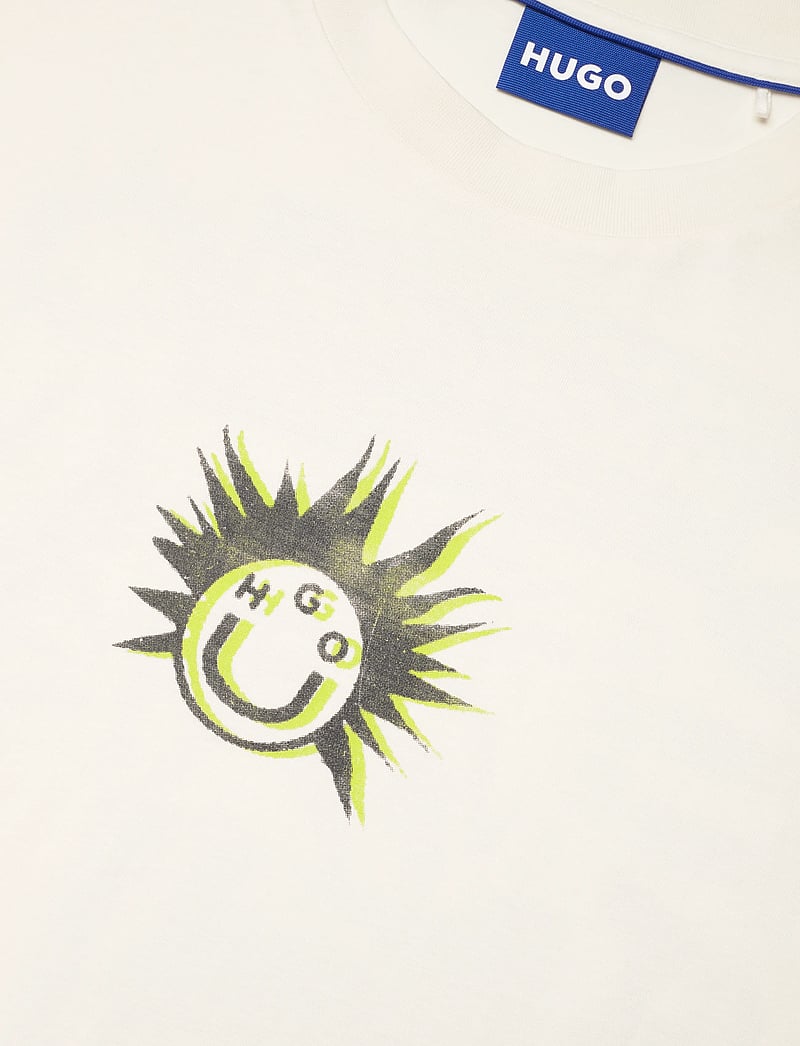 HUGO BLUE - Nylix - kortærmede t-shirts - open white - 2