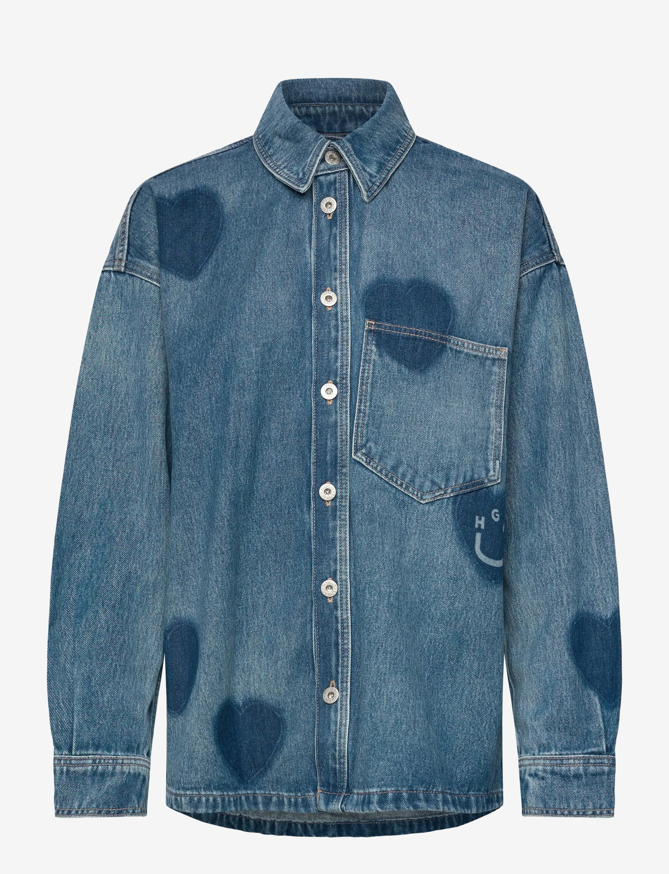 HUGO BLUE - Garesa_2_B - jeanshemden - medium blue - 0