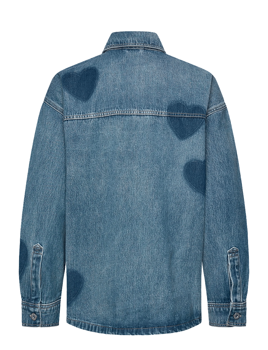 HUGO BLUE - Garesa_2_B - džinsa krekli - medium blue - 1