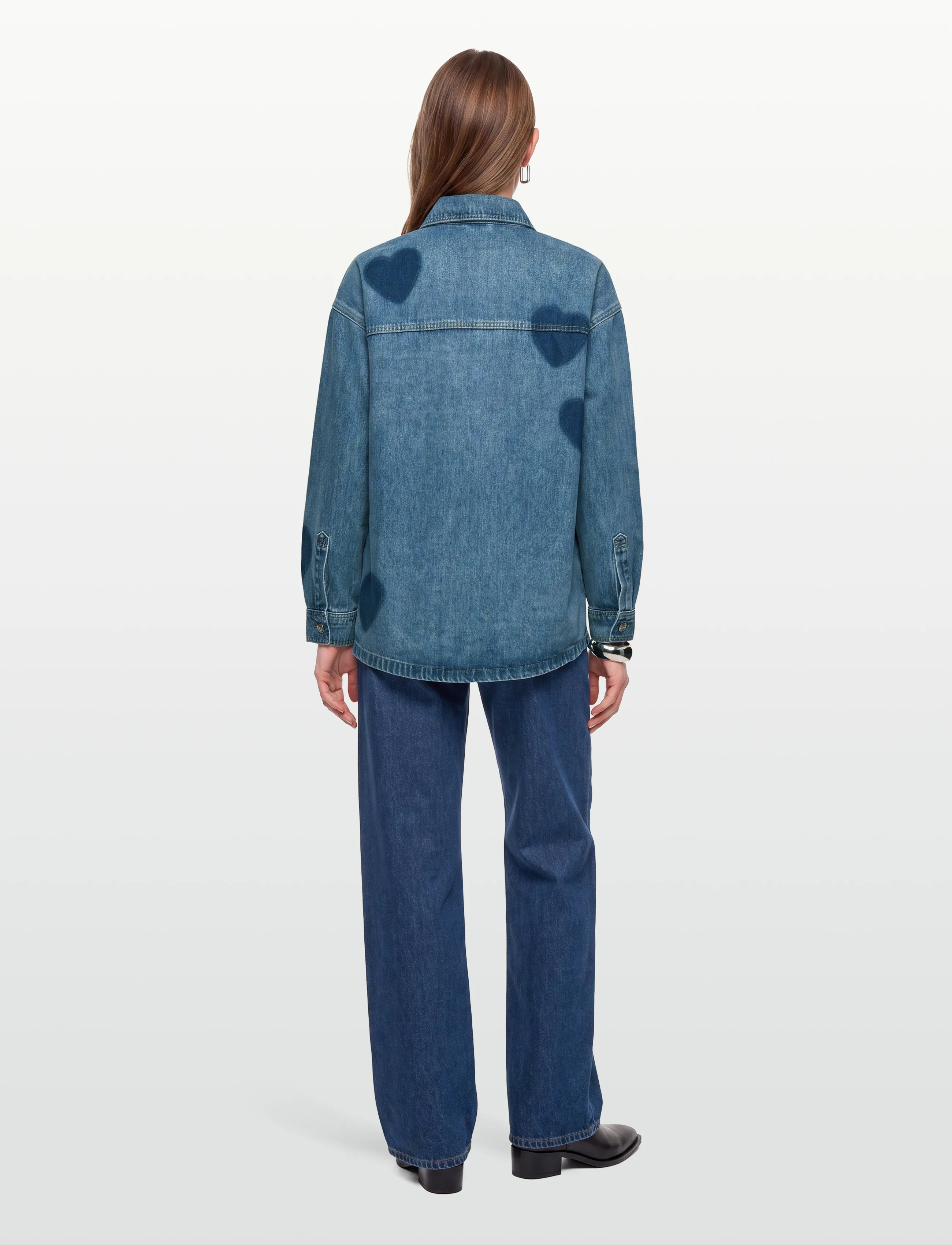 HUGO BLUE - Garesa_2_B - denimskjorter - medium blue - 4