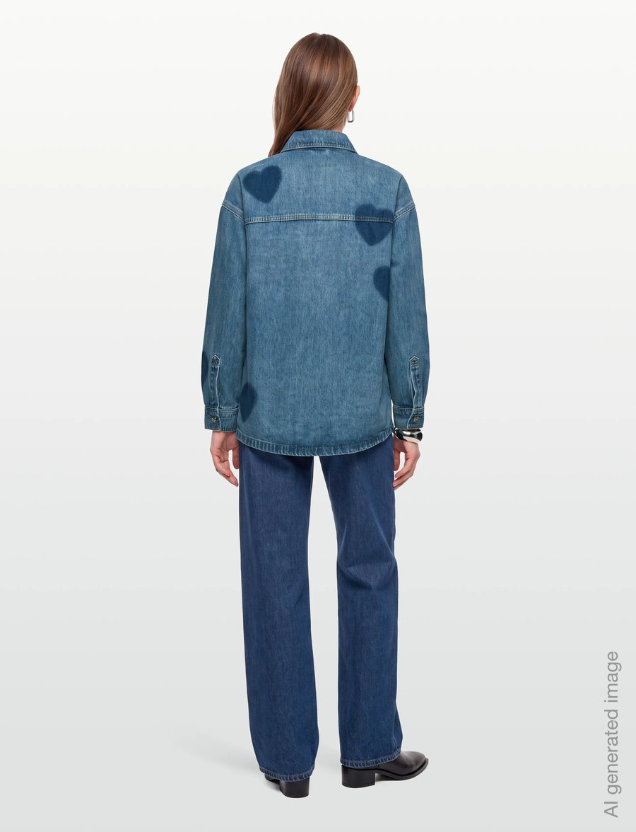 HUGO BLUE - Garesa_2_B - jeanshemden - medium blue - 4
