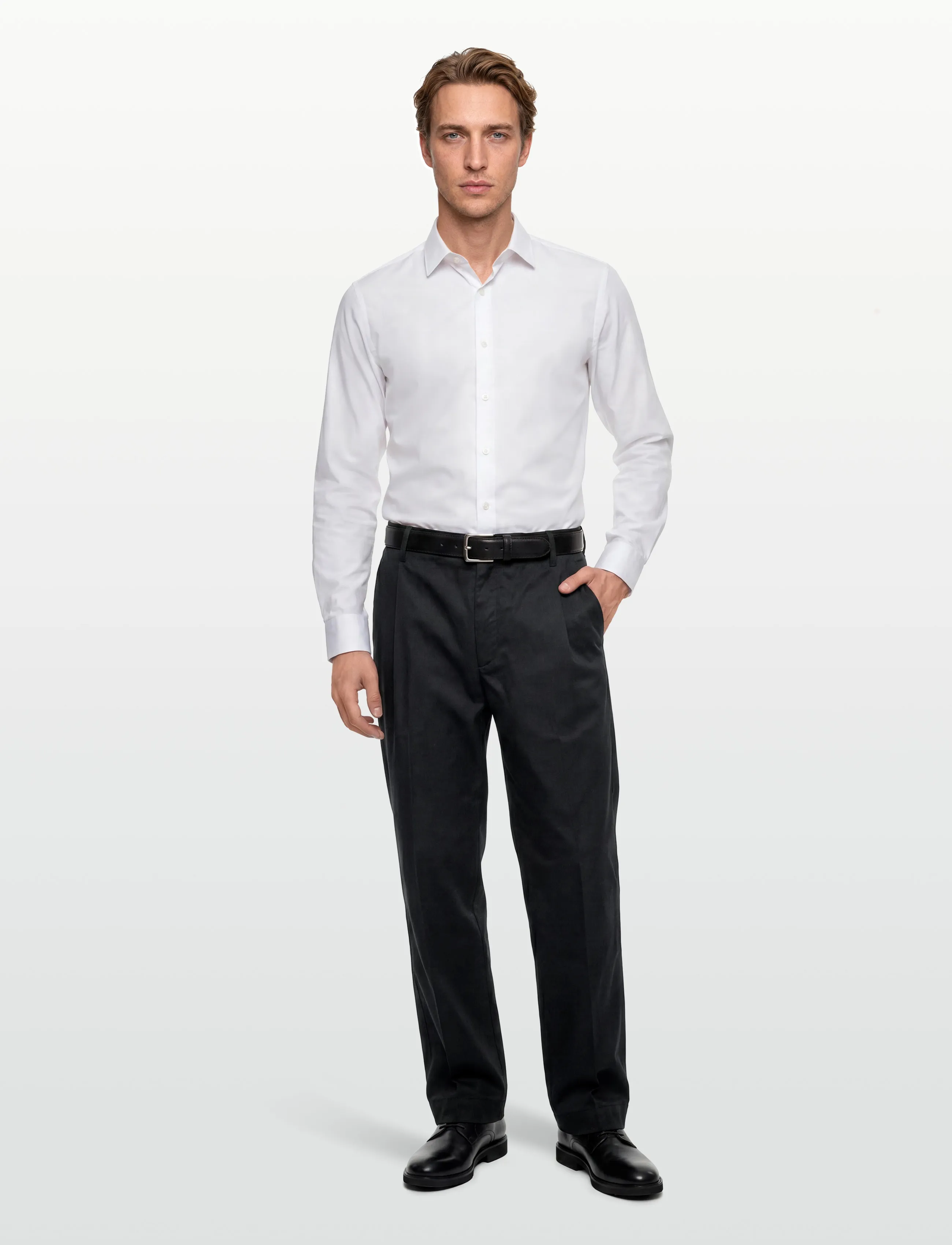 HUGO BLUE Roy243, Mænd, Chino Bukser, Sort, Str: XL