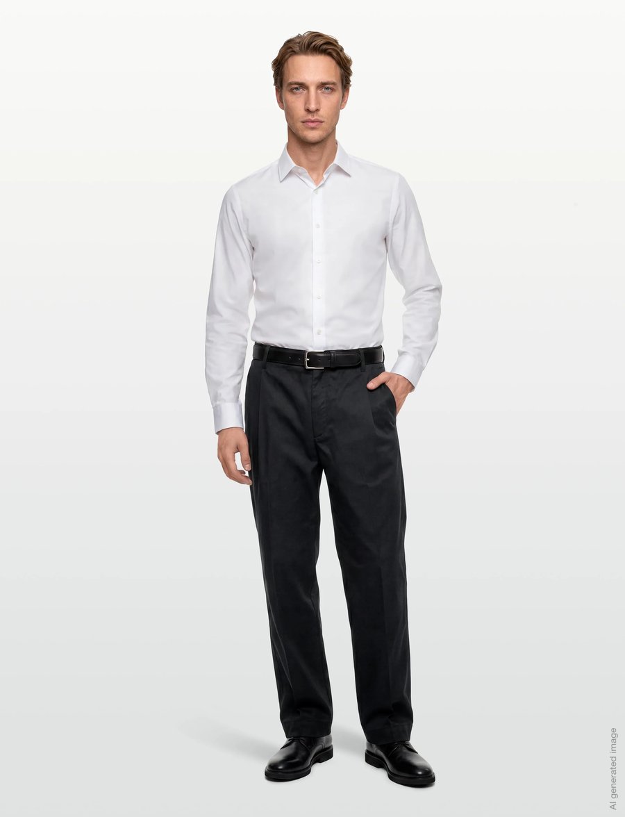 HUGO BLUE - Roy243 - chinos - black - 0