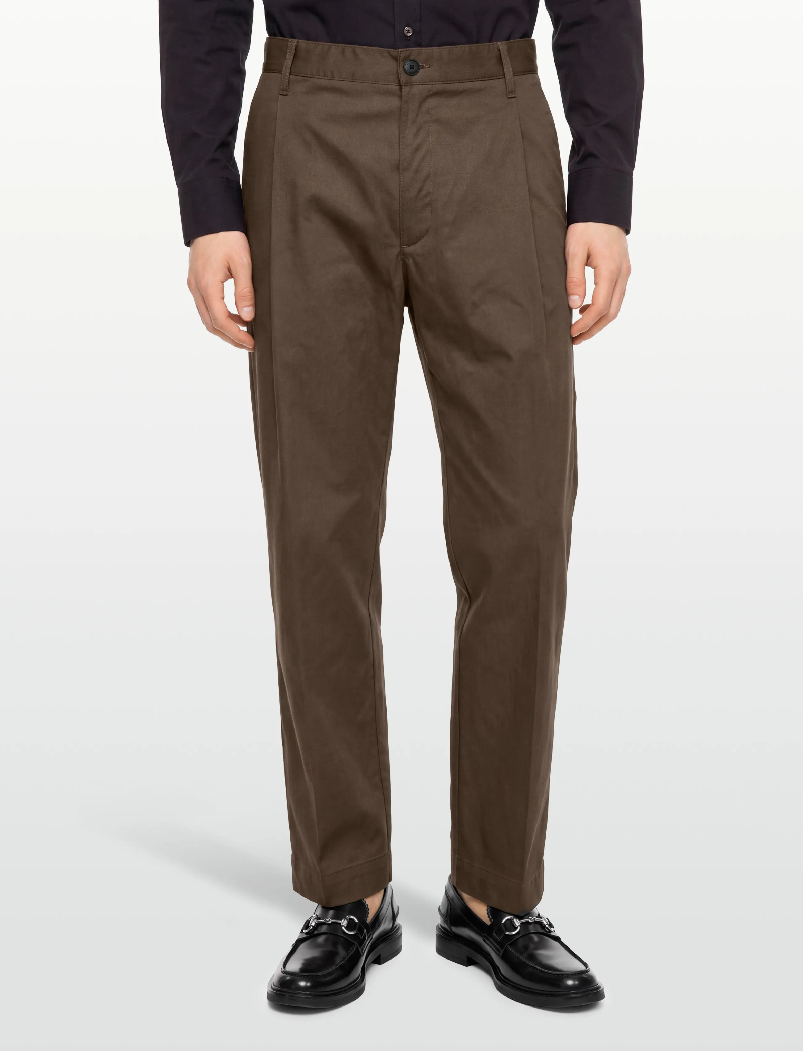 HUGO BLUE - Roy243 - chinos - dark brown - 3
