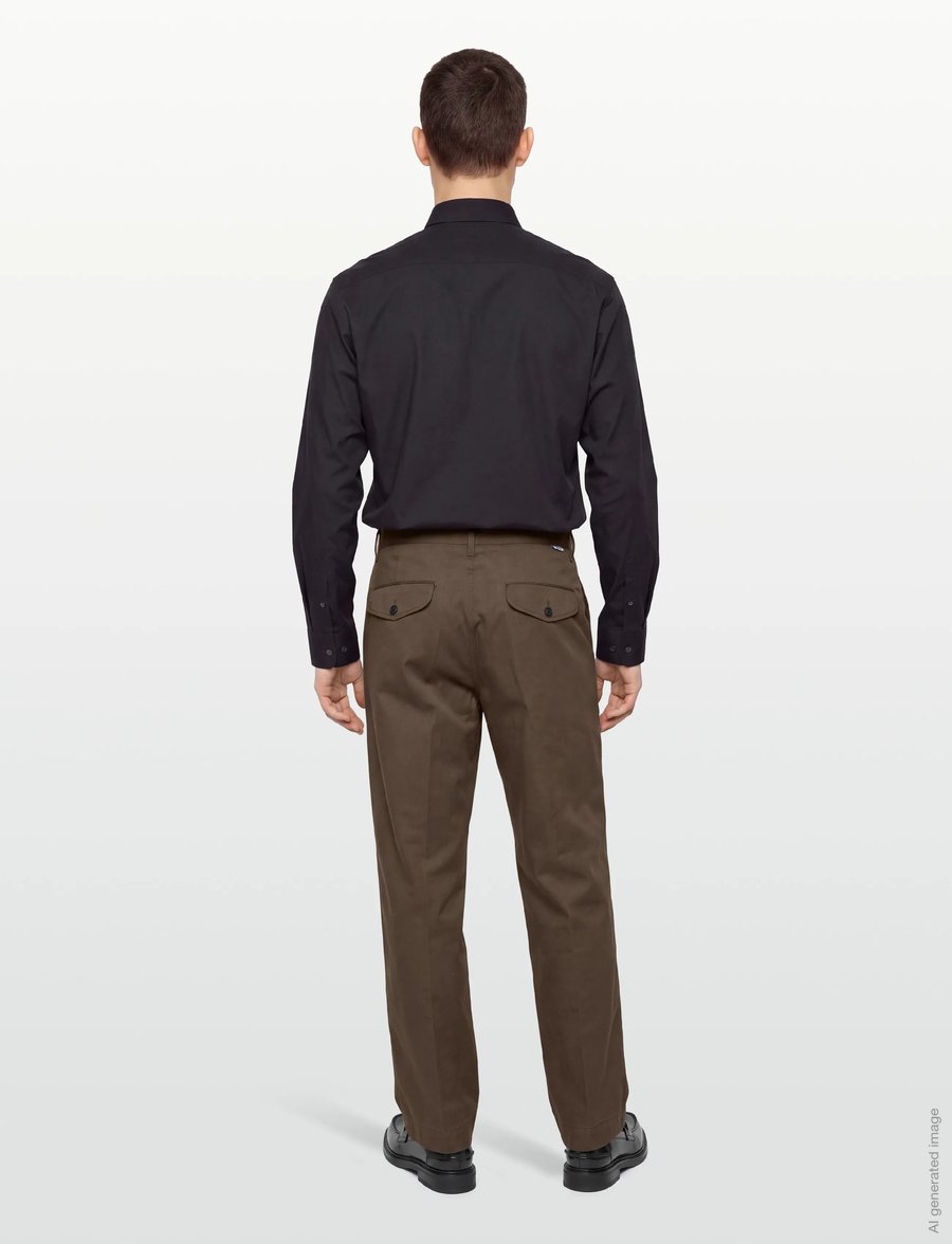 HUGO BLUE - Roy243 - chinos - dark brown - 4