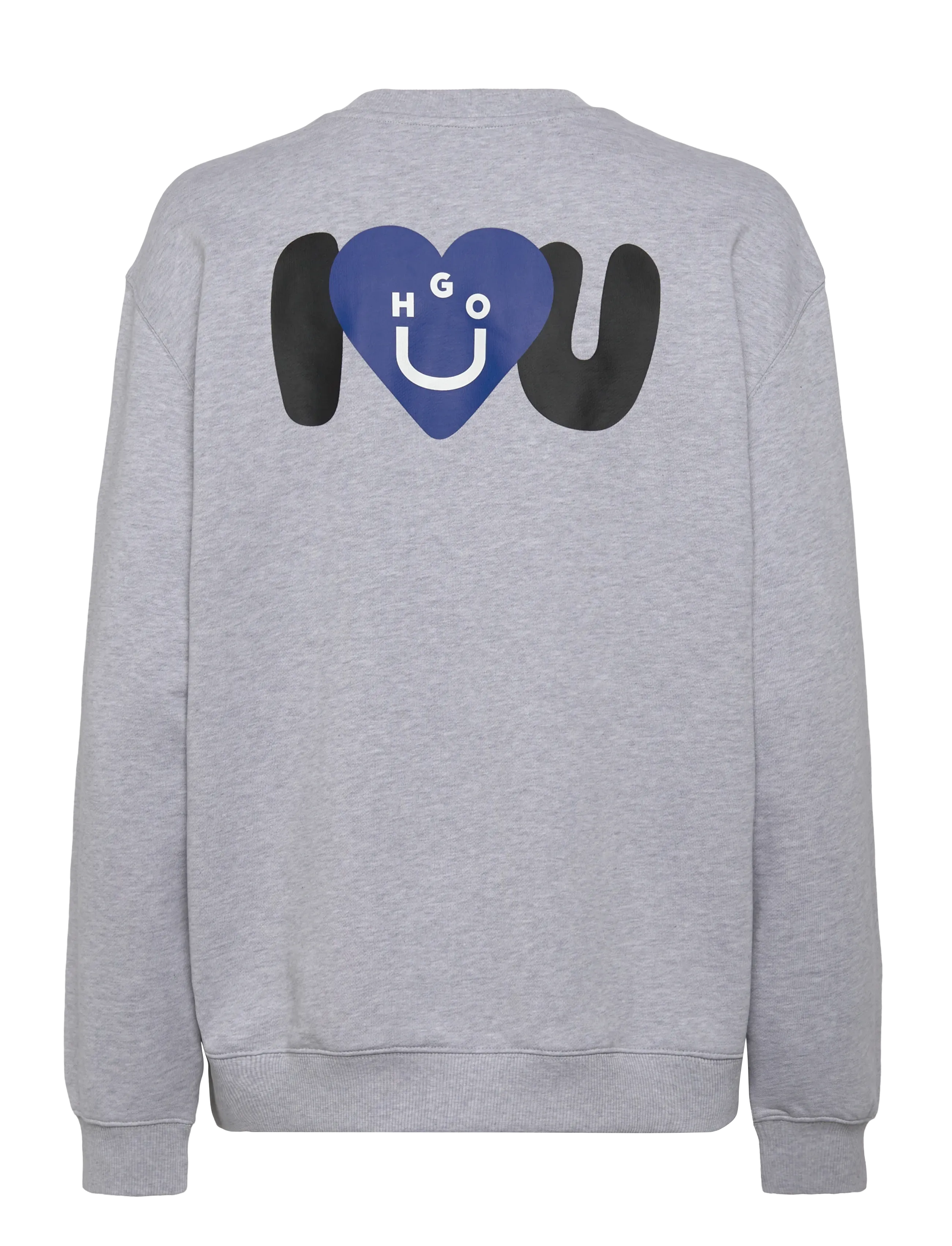 HUGO BLUE - Oversized Crew_B_3 - sweatshirts - open grey - 1
