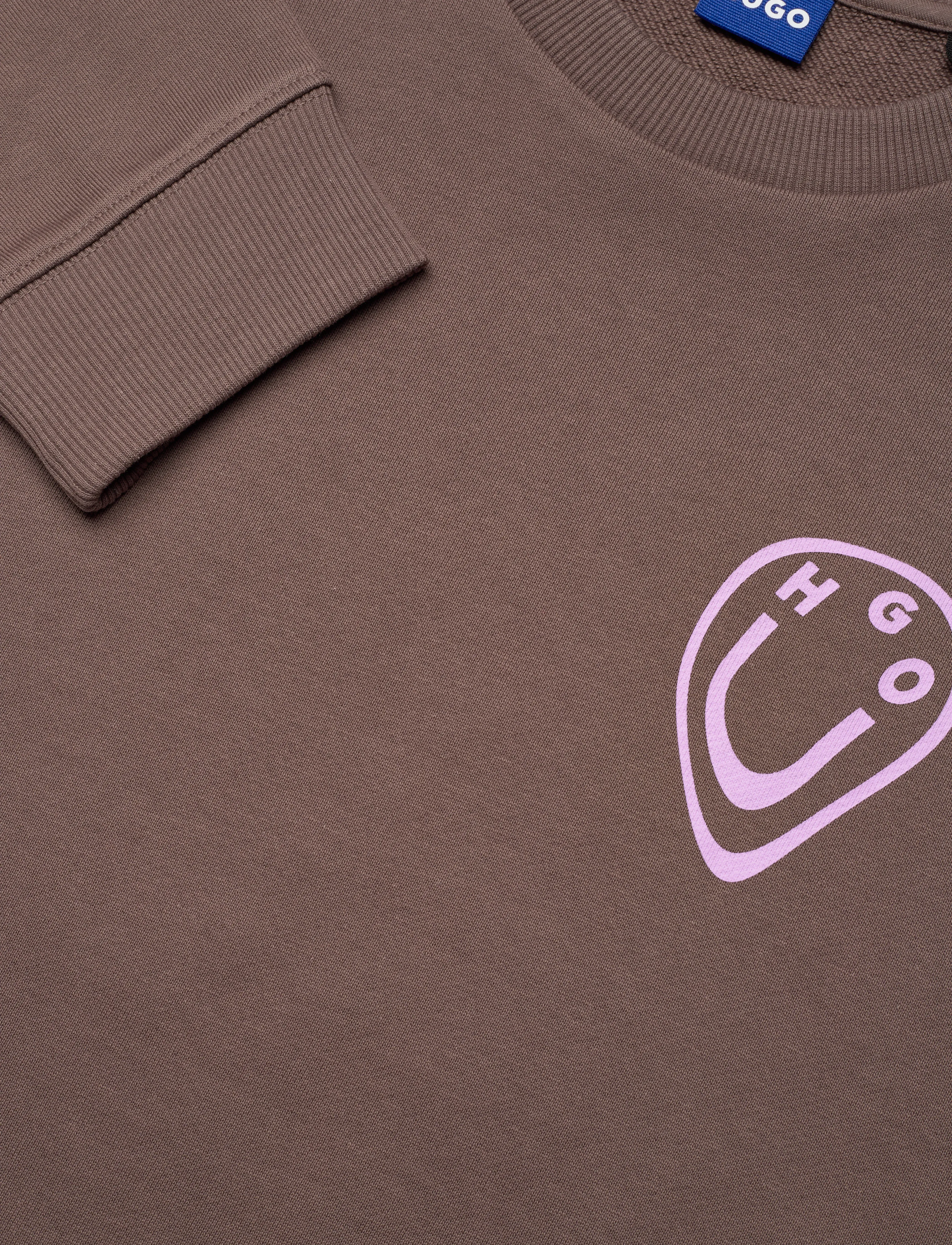 HUGO BLUE - Oversized Crew_B_3 - naisten - rust/copper - 2
