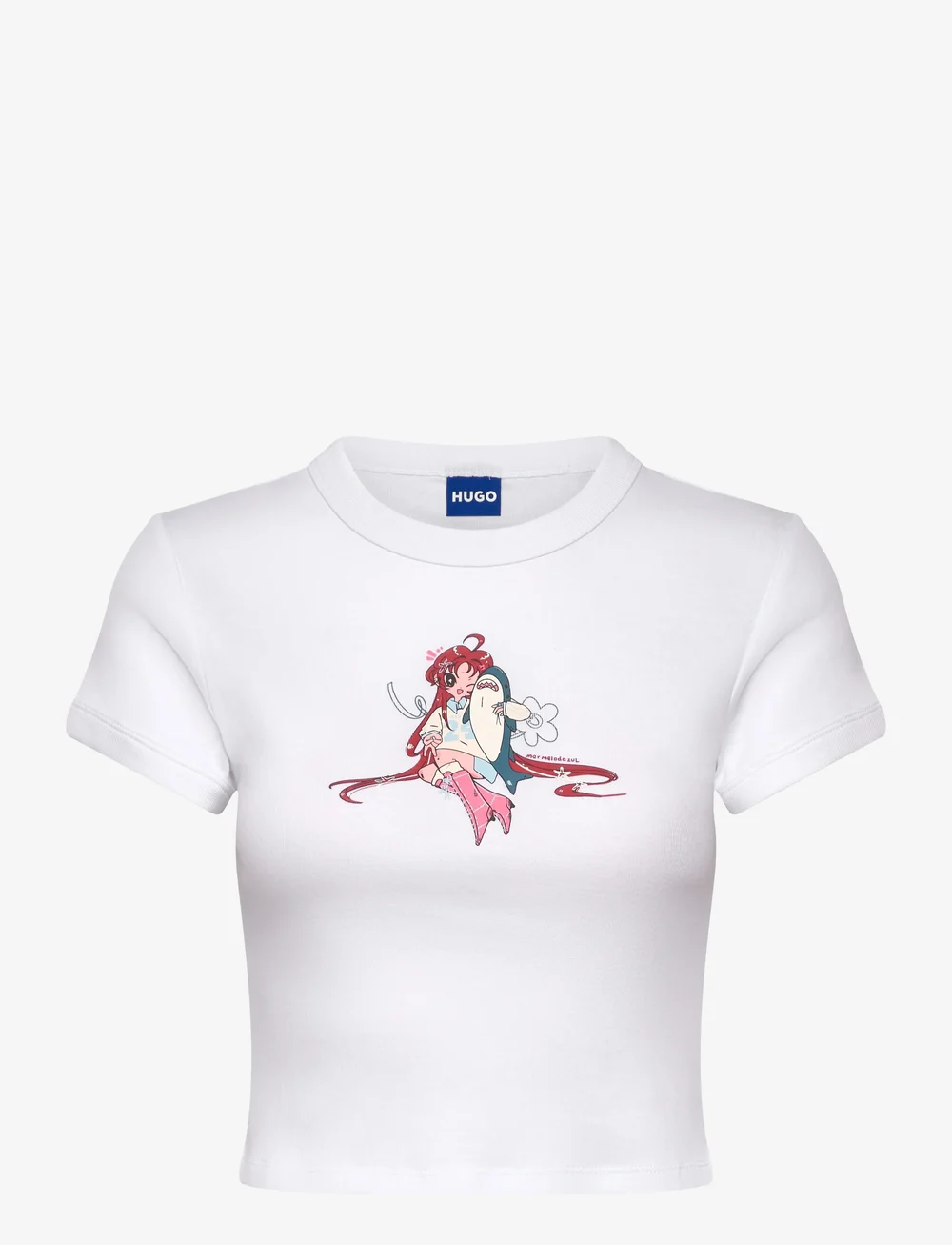 HUGO BLUE - Dalia_B_2 - t-shirts - white - 0
