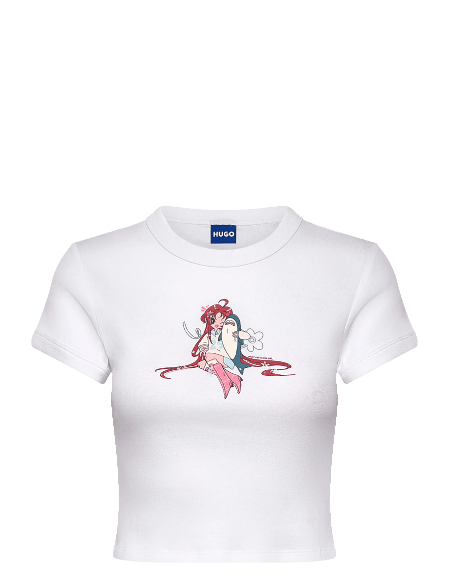 HUGO BLUE - Dalia_B_2 - t-särgid - white - 1
