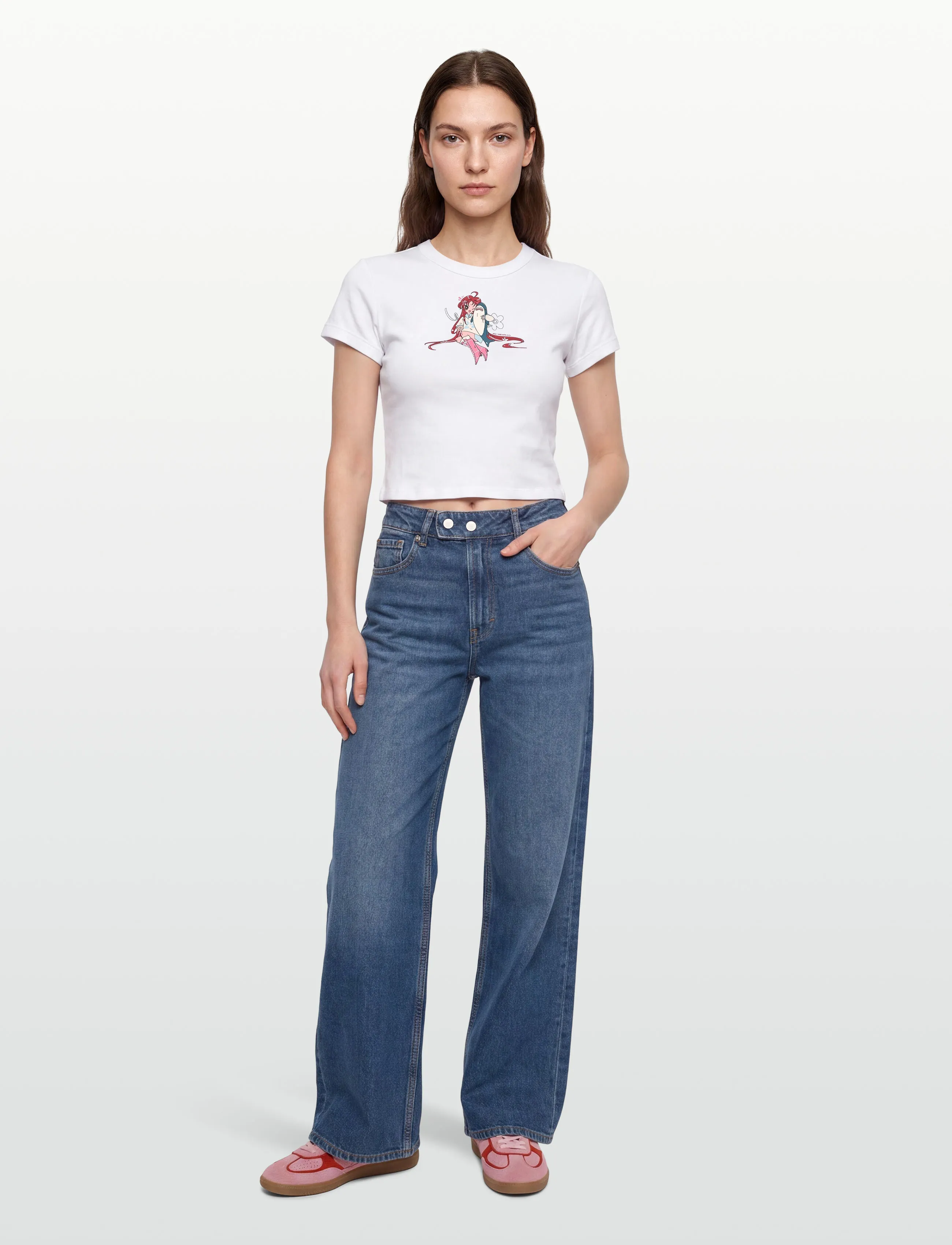 HUGO BLUE - Dalia_B_2 - t-shirts - white - 0