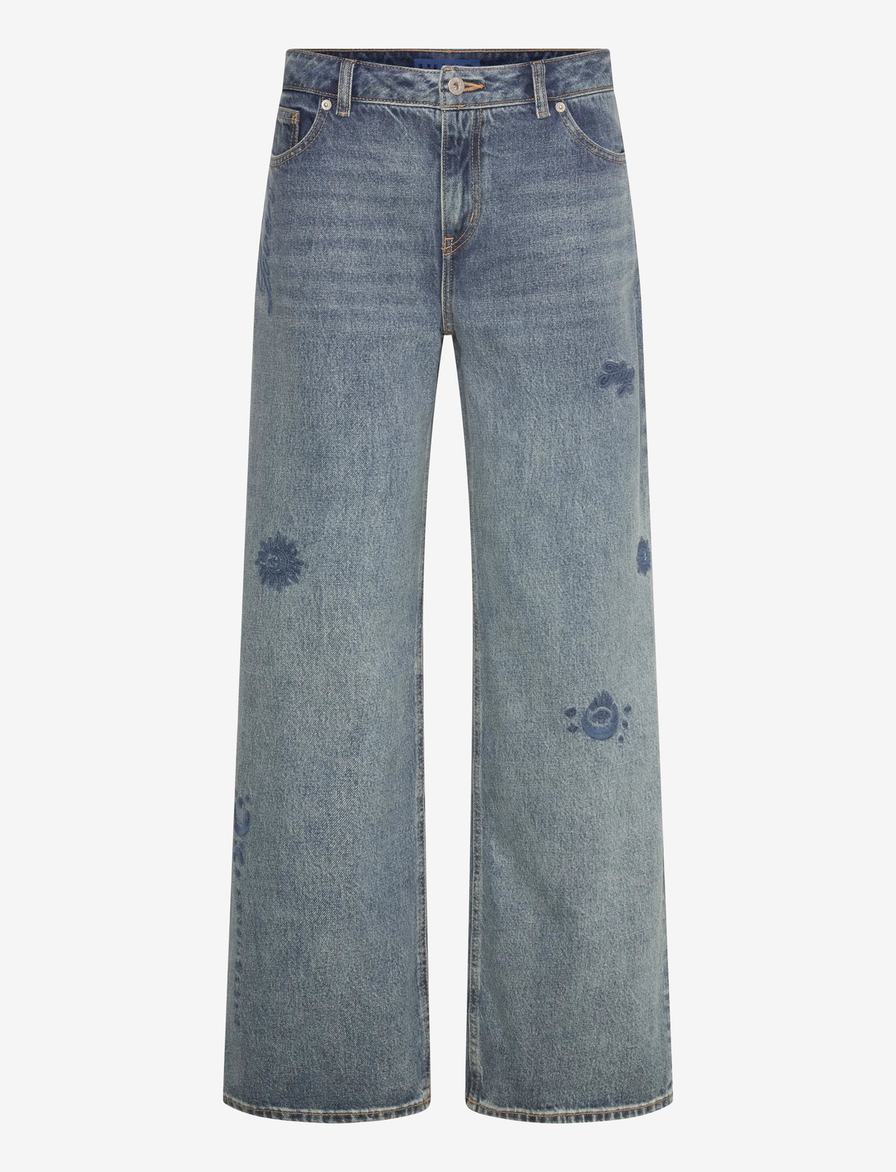 HUGO BLUE - Gamala_B - wide leg jeans - medium blue - 0