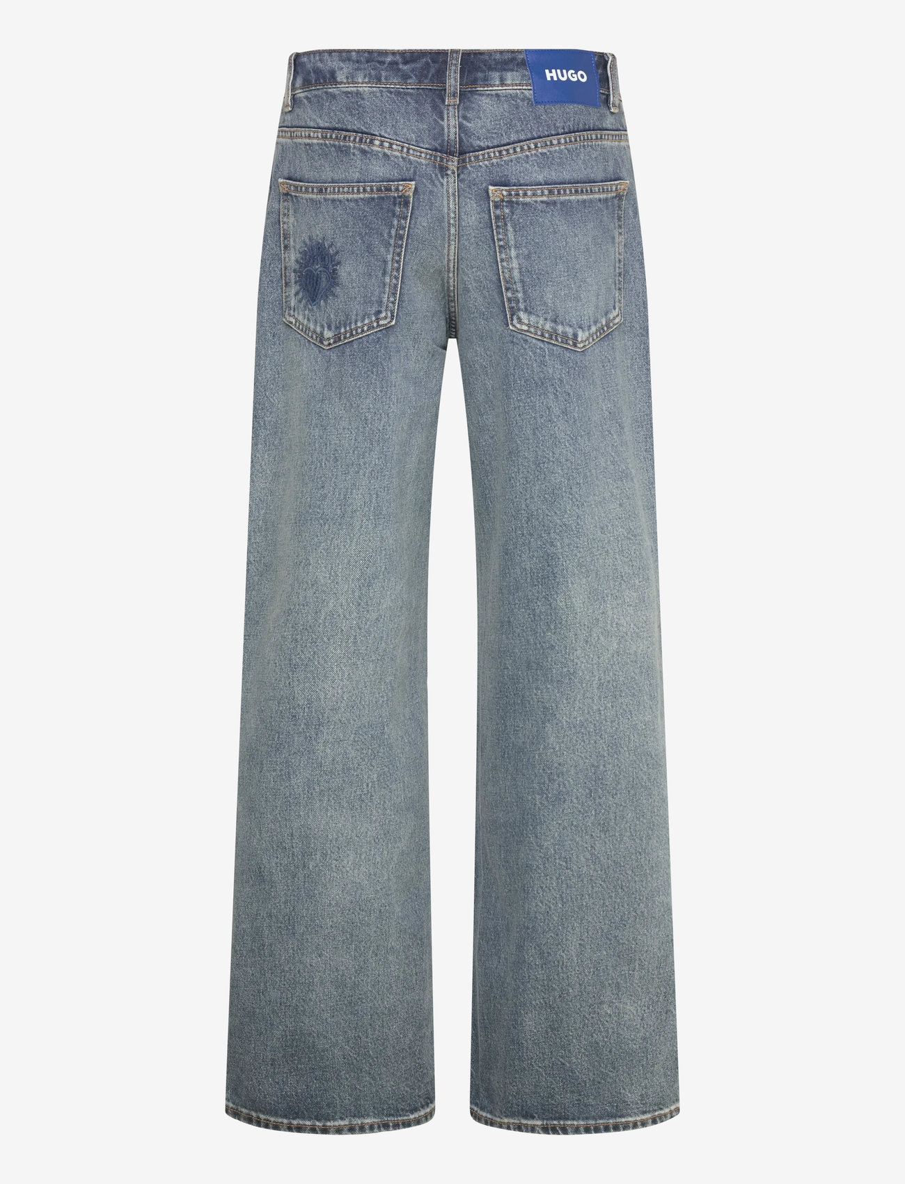 HUGO BLUE - Gamala_B - wide leg jeans - medium blue - 1