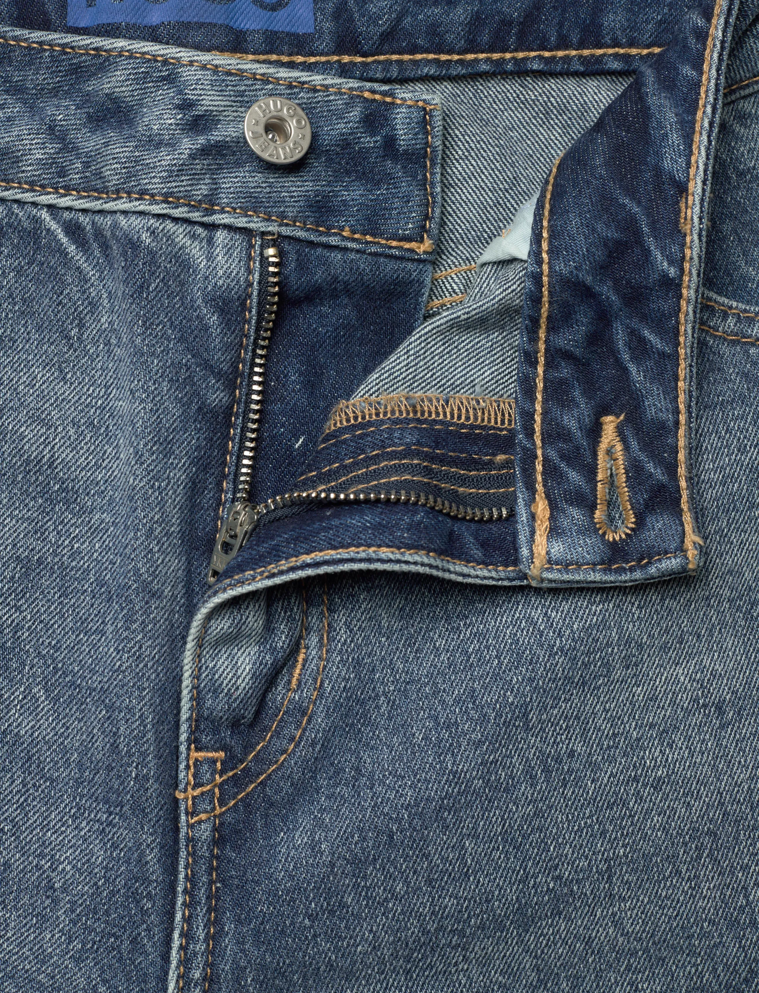 HUGO BLUE - Gamala_B - hosen mit weitem bein - medium blue - 3