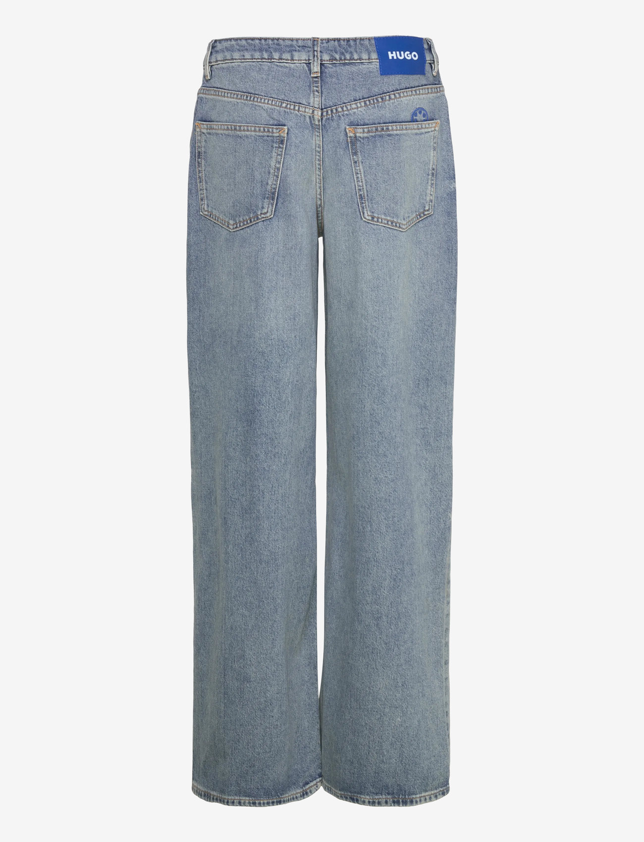 HUGO BLUE - Gobana_B - hosen mit weitem bein - medium blue - 1