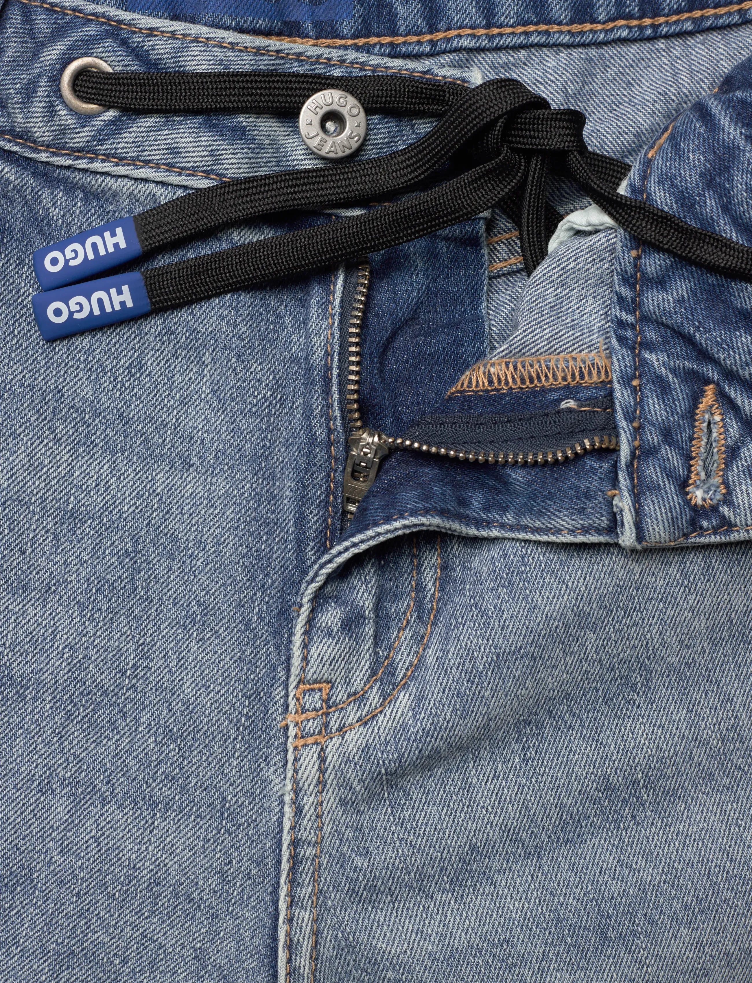 HUGO BLUE - Gobana_B - wide leg jeans - medium blue - 3