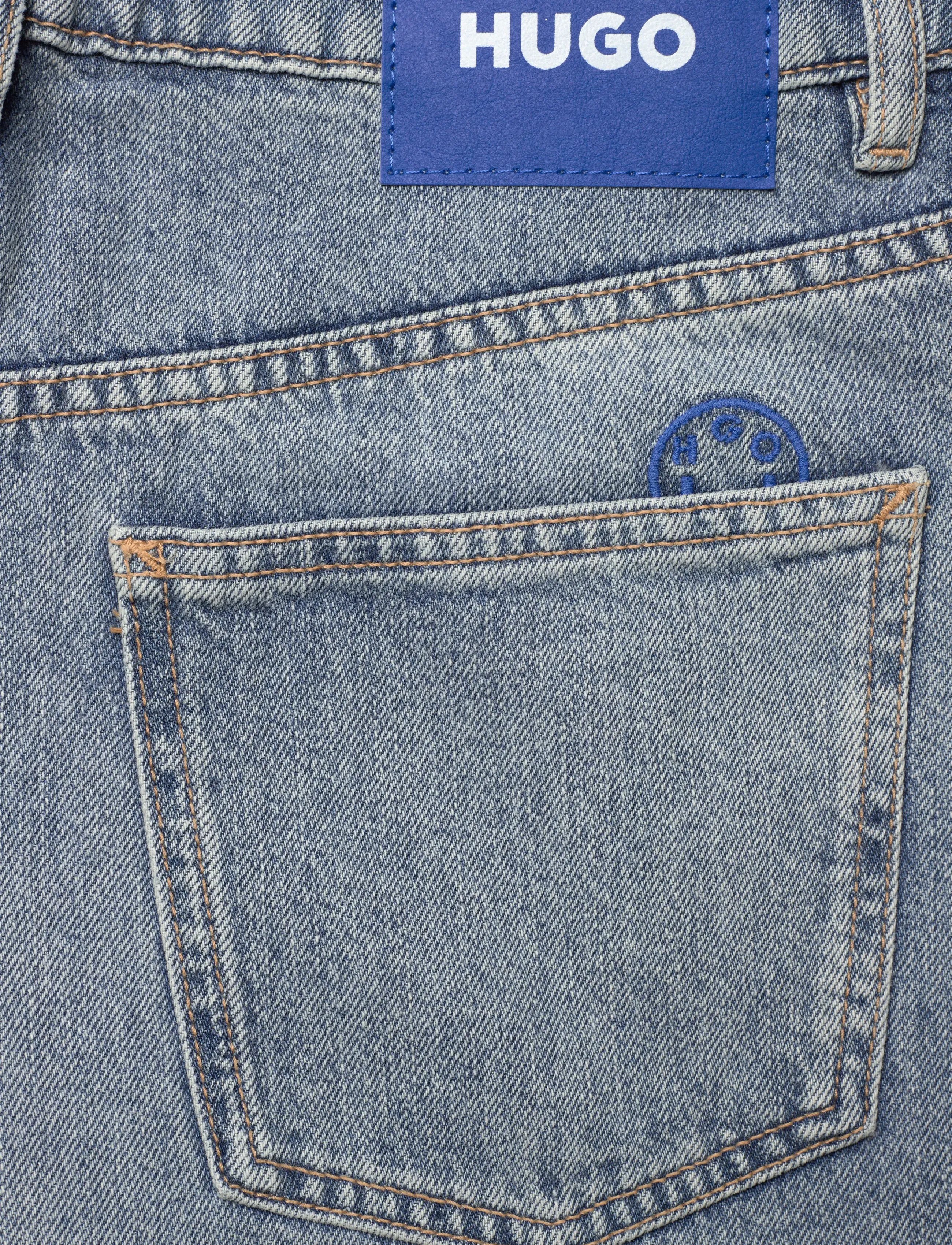 HUGO BLUE - Gobana_B - wide leg jeans - medium blue - 4