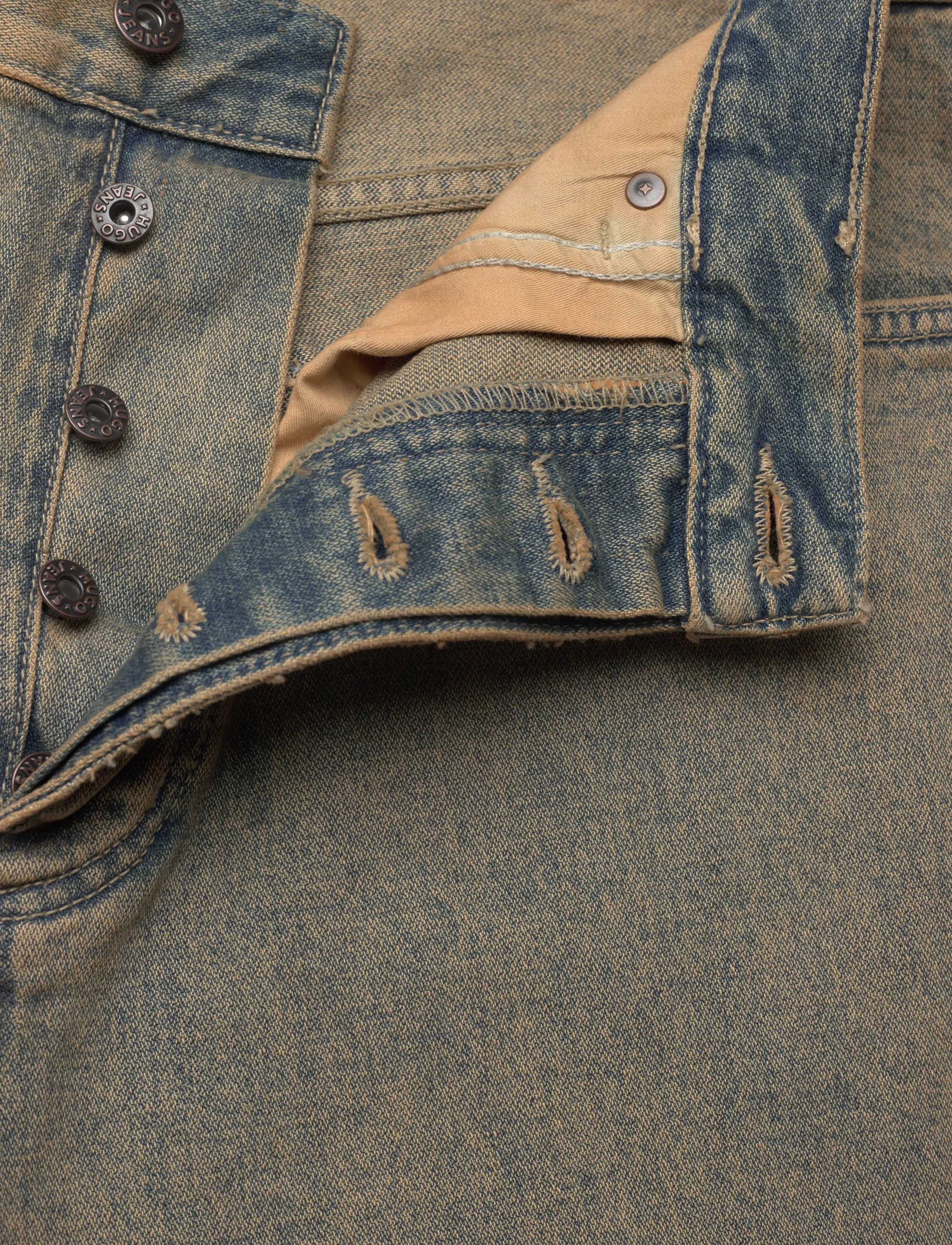 HUGO BLUE - Mason - alt laienevad teksad - medium blue - 3
