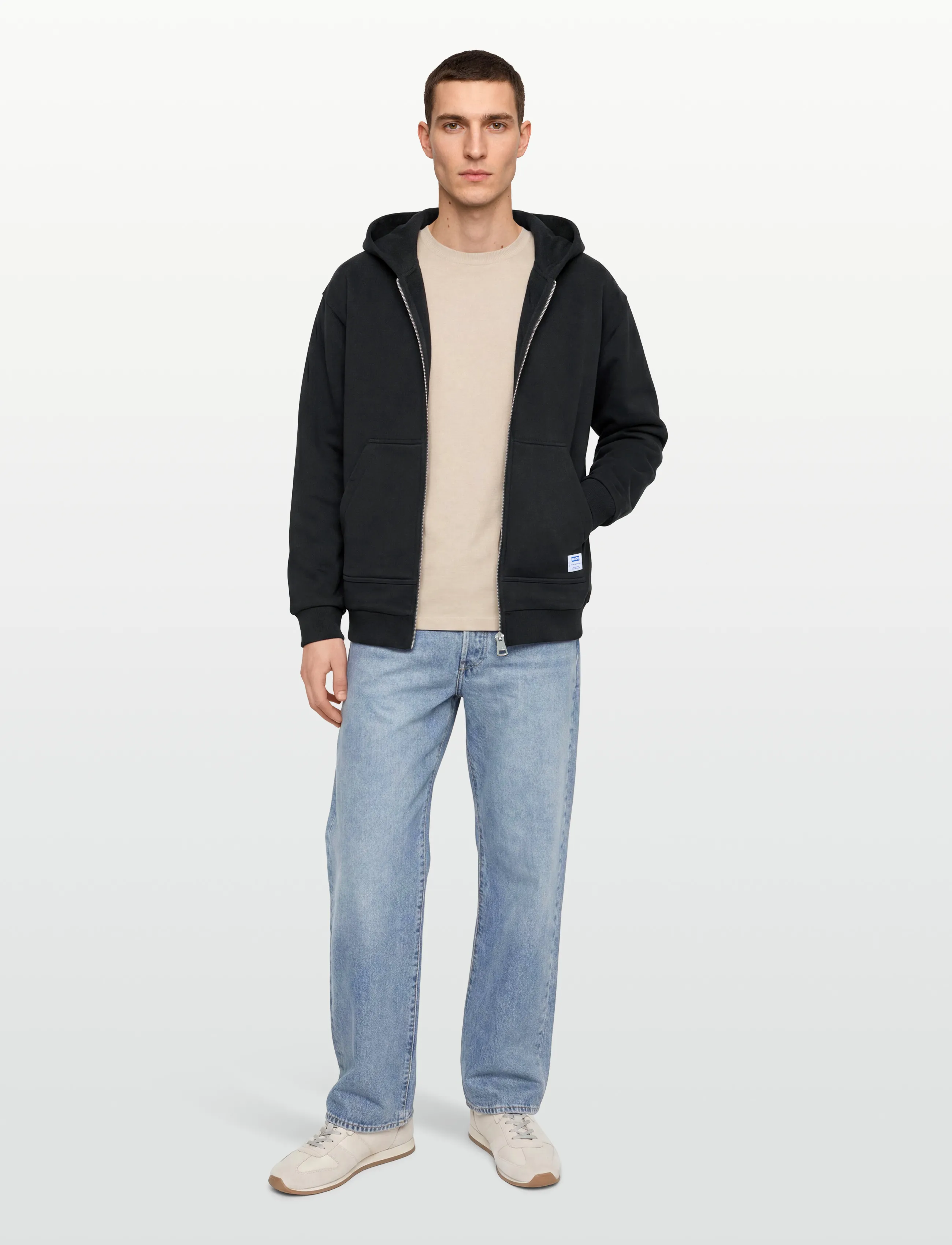 HUGO BLUE Nestodi, M, Black, Jakker > Lette Jakker, Herre