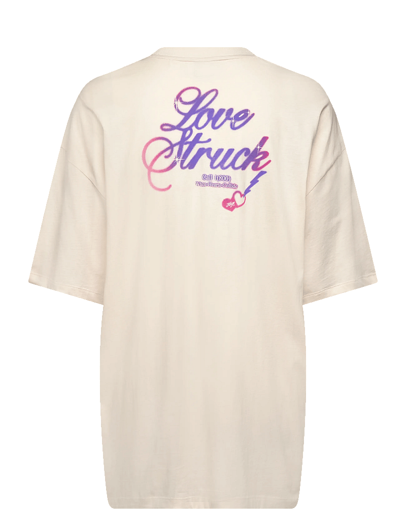 HUGO BLUE - Oversize_tee_B_5 - t-shirts - open white - 1