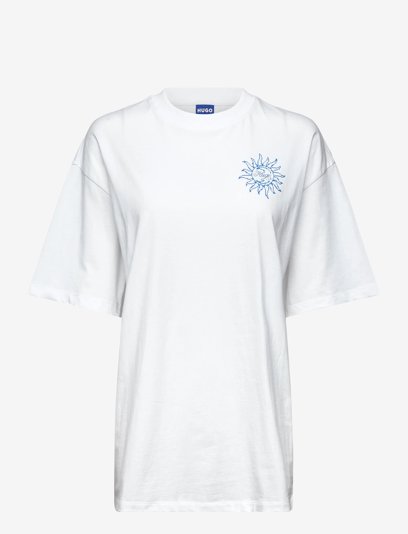 HUGO BLUE - Oversize_tee_B_5 - herbstliche kleidung - white - 0