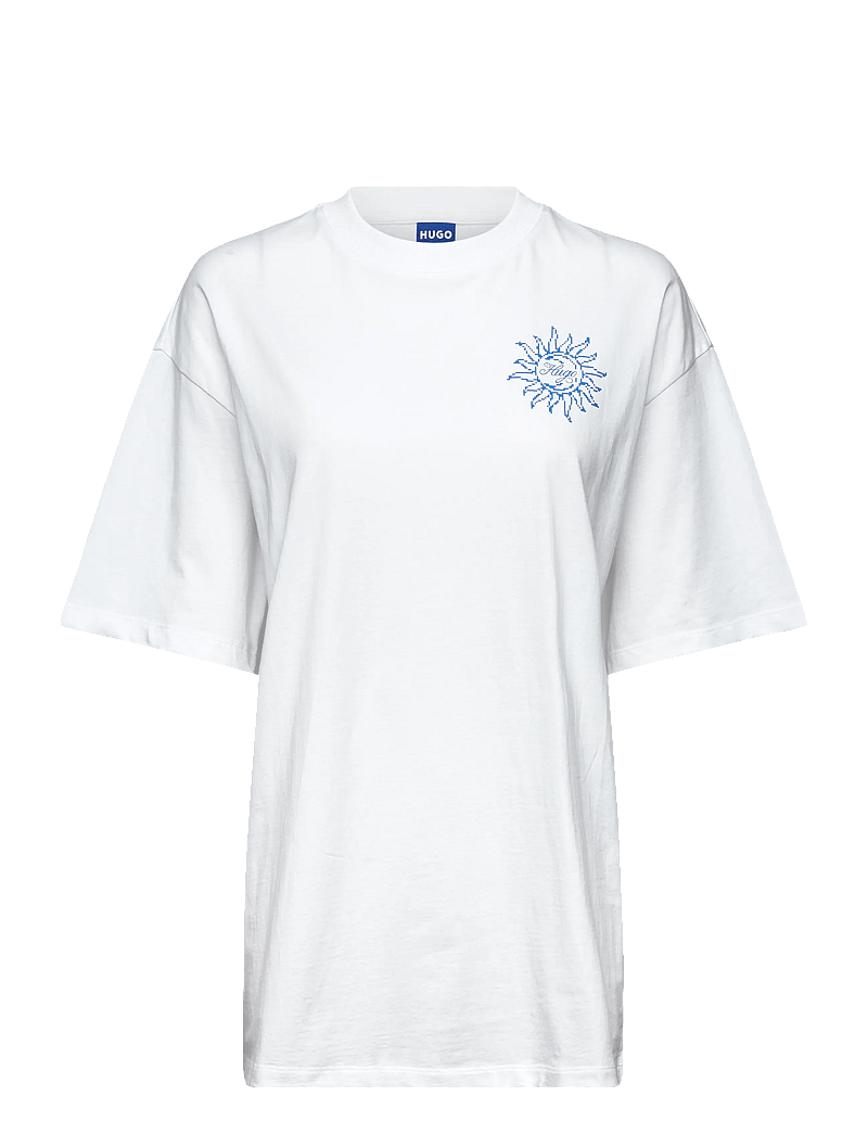 HUGO BLUE - Oversize_tee_B_5 - t-shirts - white - 0